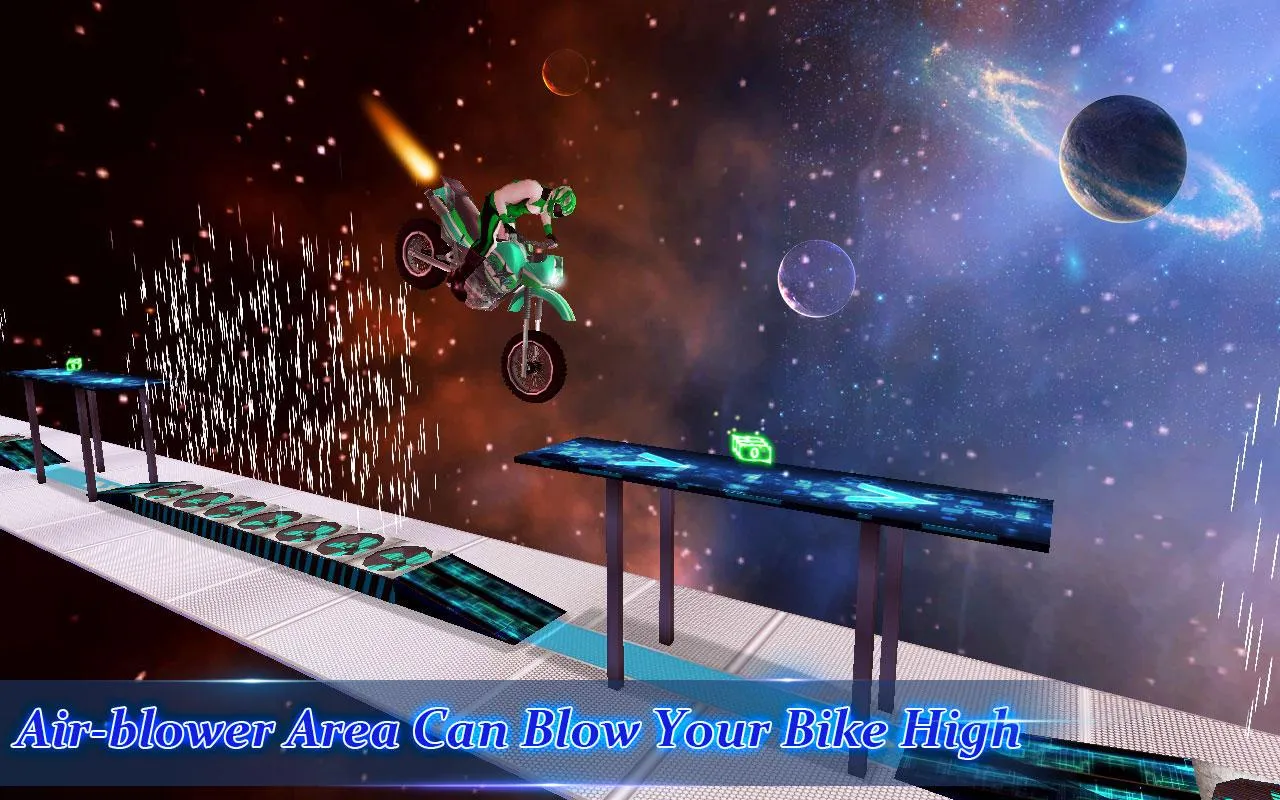 Stunt Bike Racing 3D Galaxy | Indus Appstore | Screenshot