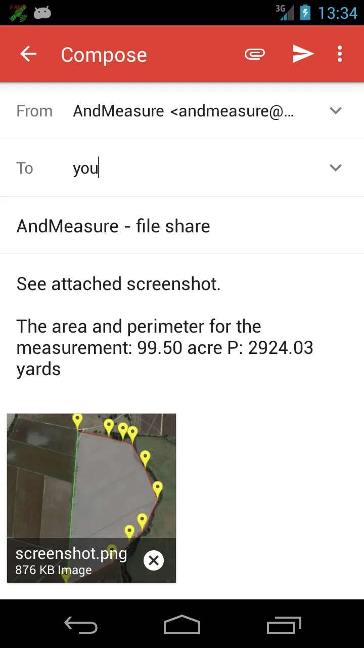 AndMeasure (Area & Distance) | Indus Appstore | Screenshot