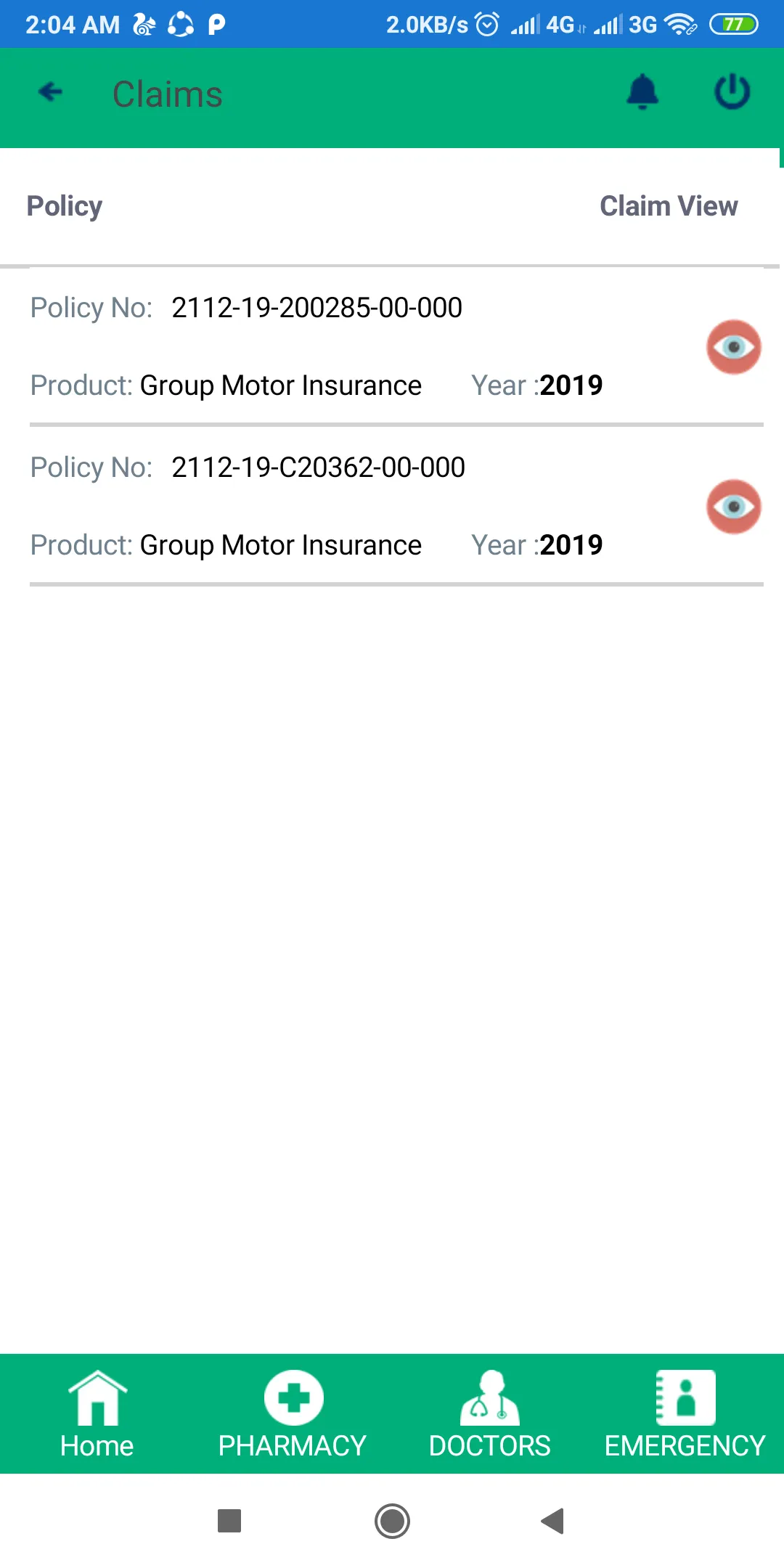 Vancare Insurance on Mobile | Indus Appstore | Screenshot