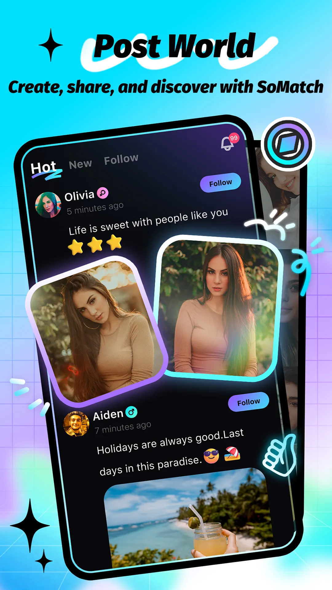 SoMatch-chat&make friends | Indus Appstore | Screenshot