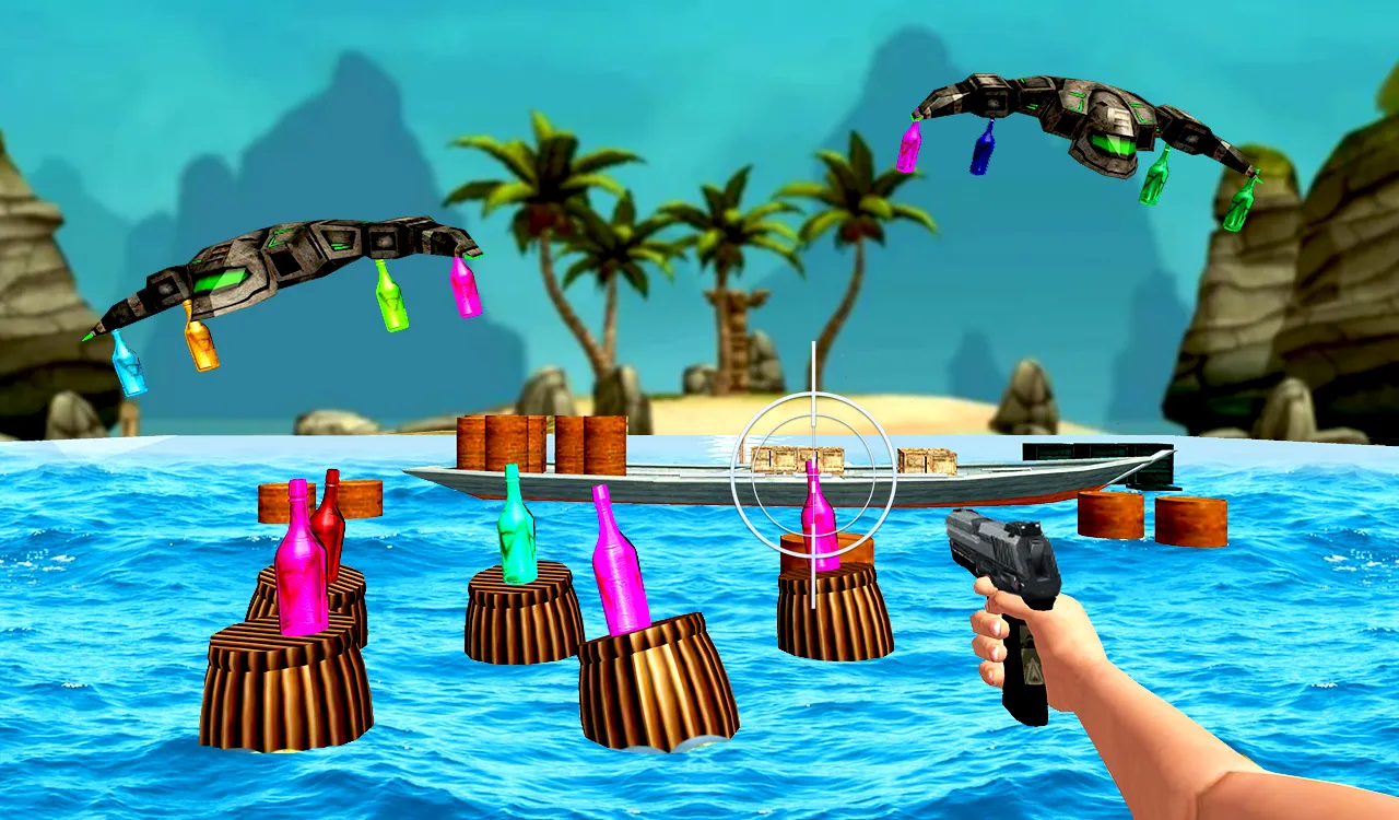 FPS Gun: Bottle Shooting Game | Indus Appstore | Screenshot