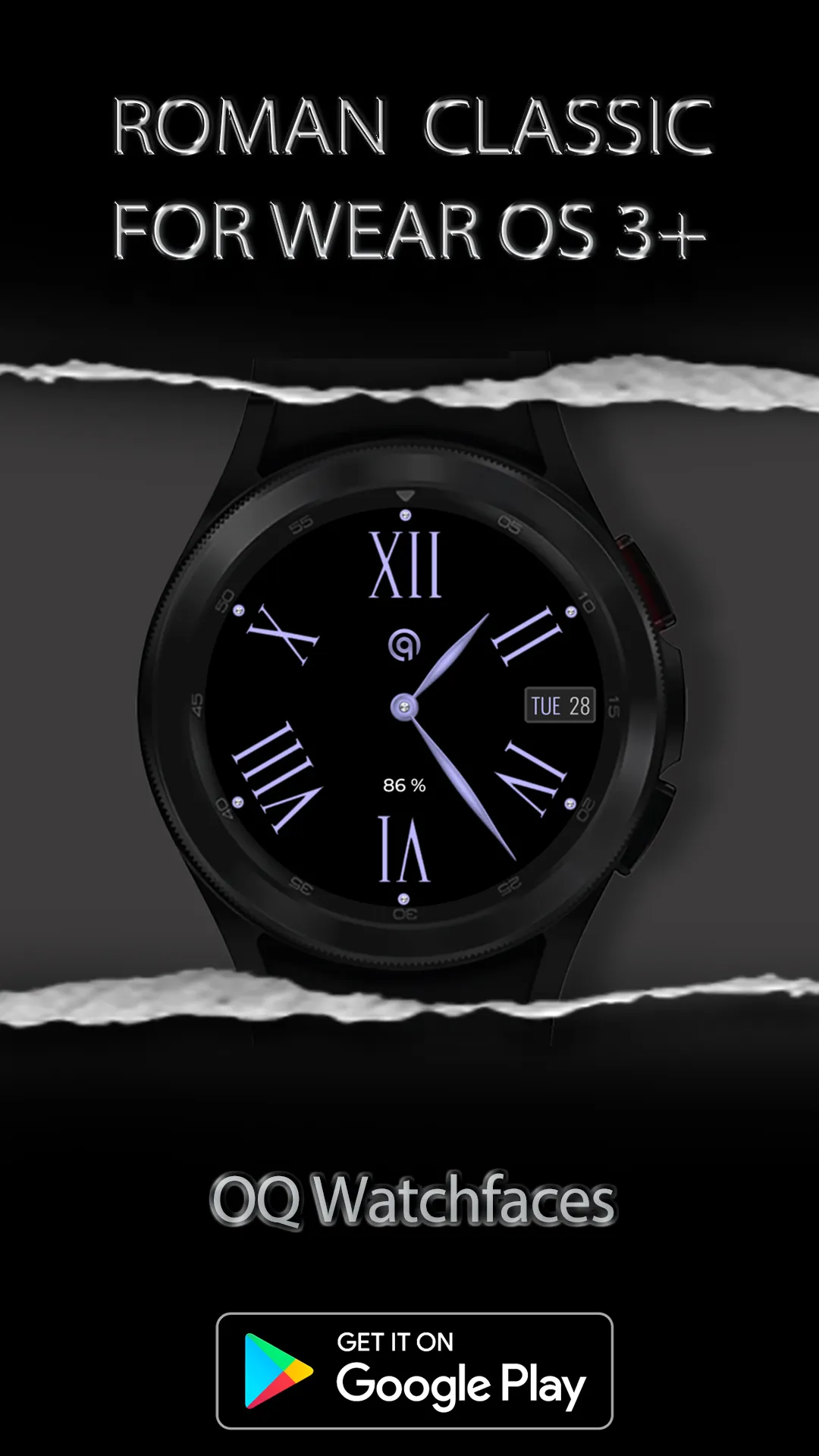 Roman Classic Wear OS 4 | Indus Appstore | Screenshot