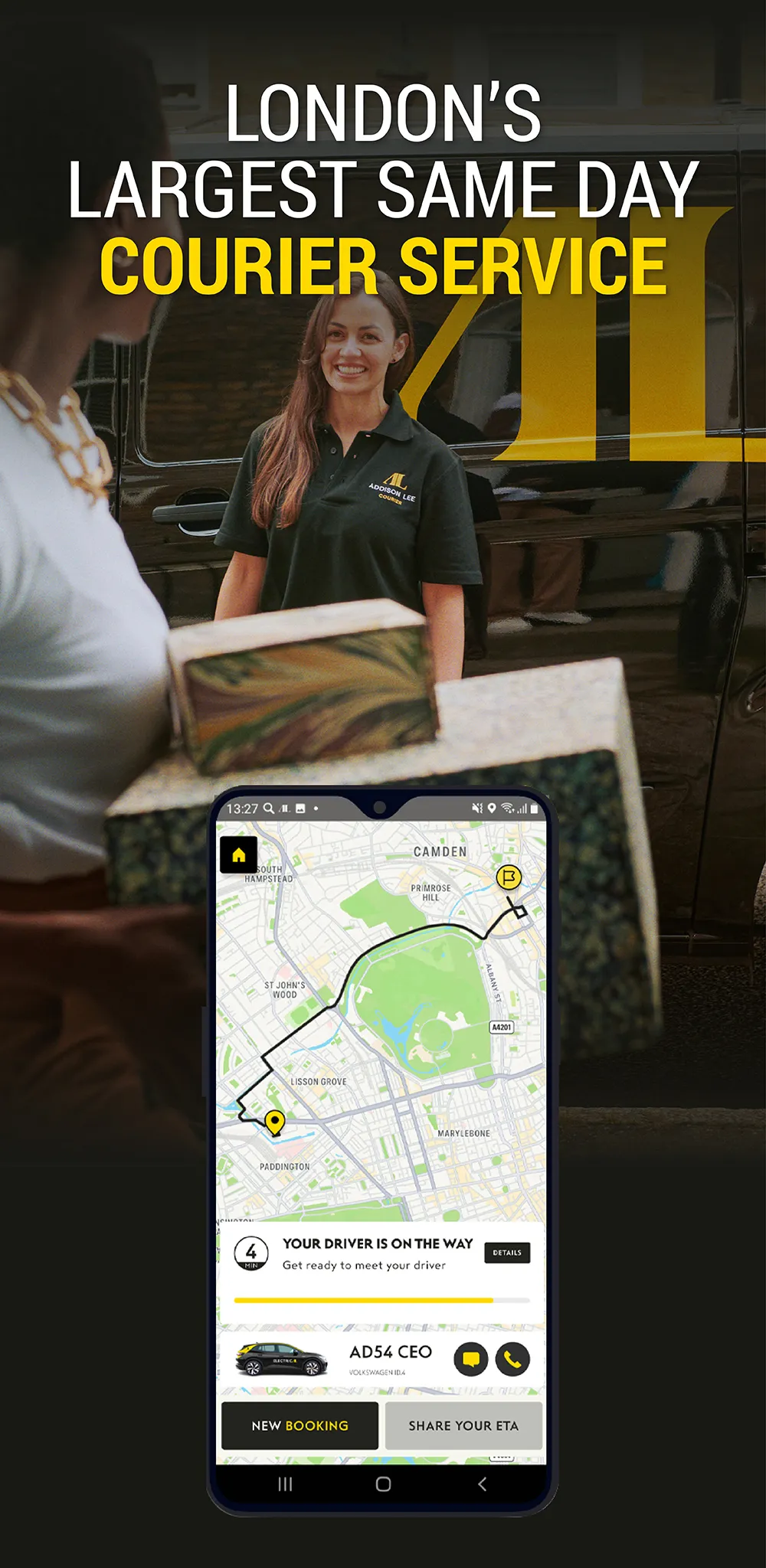Addison Lee: Taxis & Couriers | Indus Appstore | Screenshot