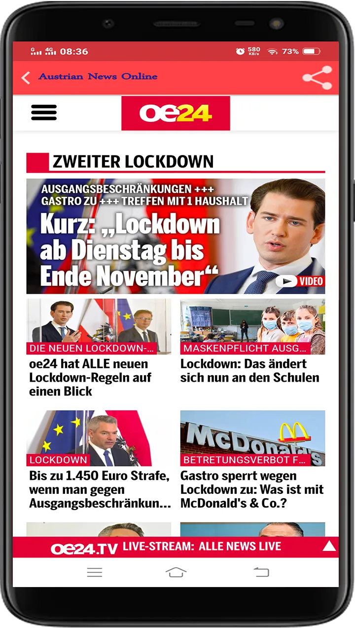 Austrian News All | Indus Appstore | Screenshot