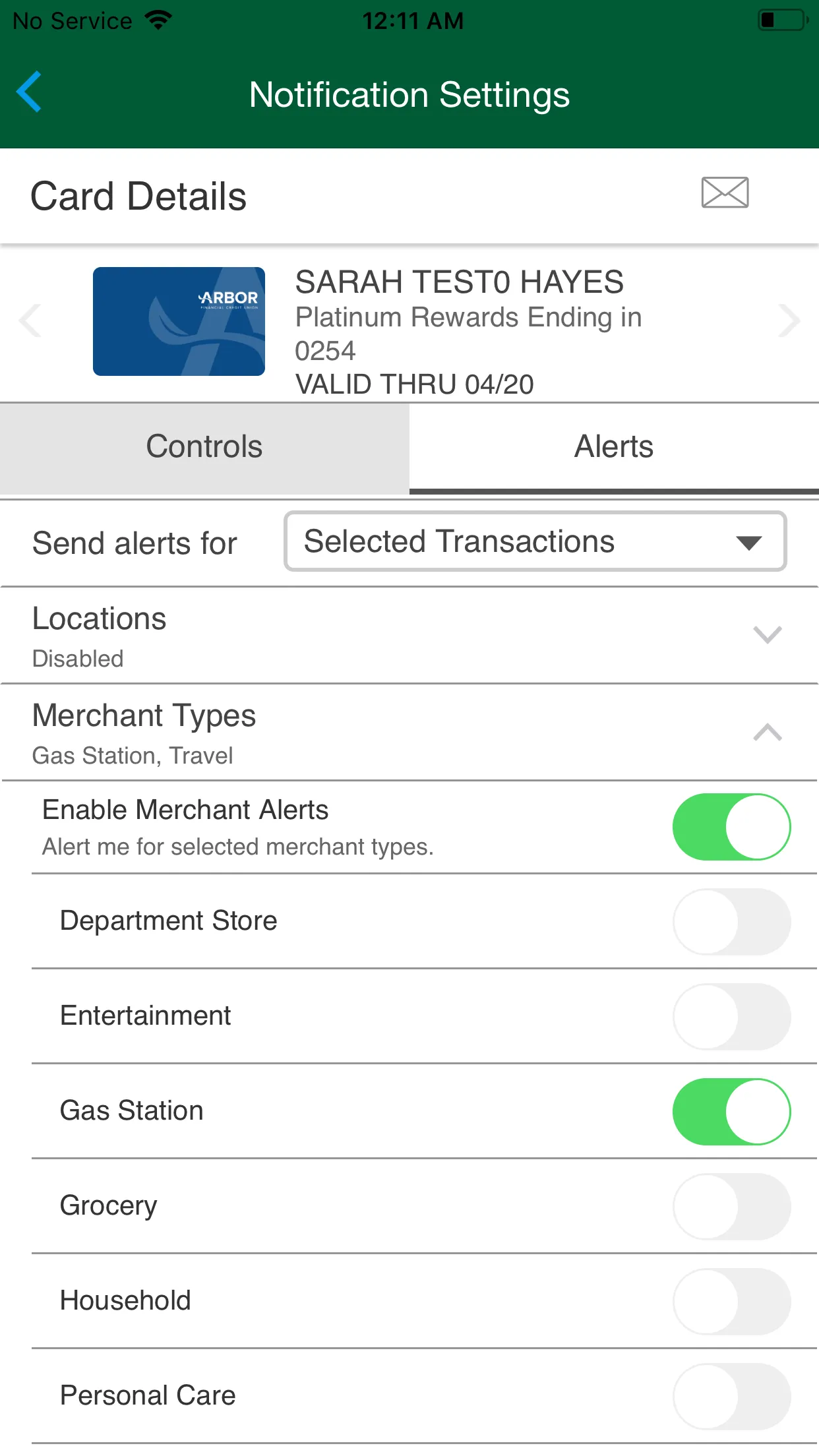 Arbor Financial Card Control | Indus Appstore | Screenshot