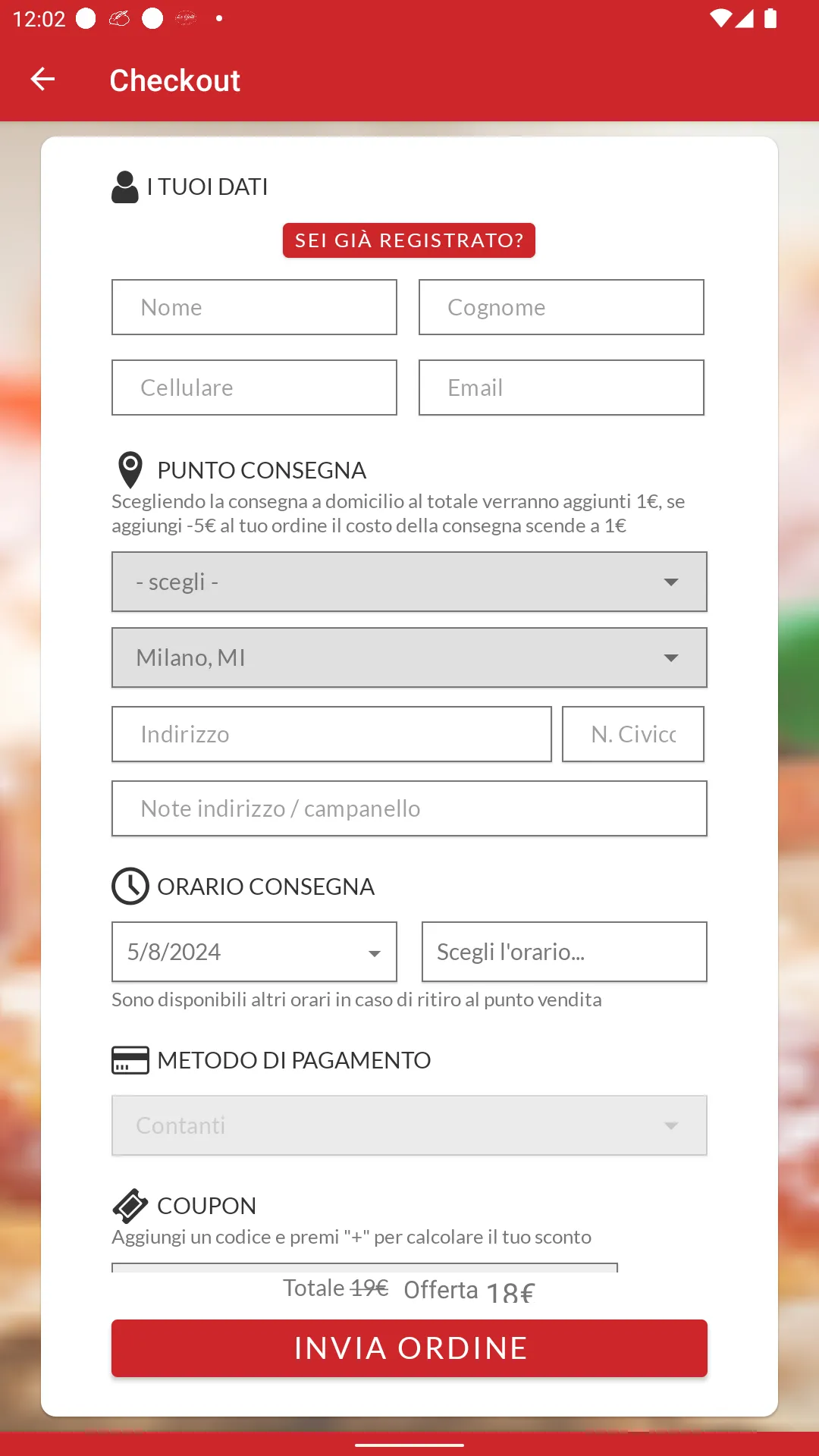 Ristorante Italia by Ordinalo | Indus Appstore | Screenshot