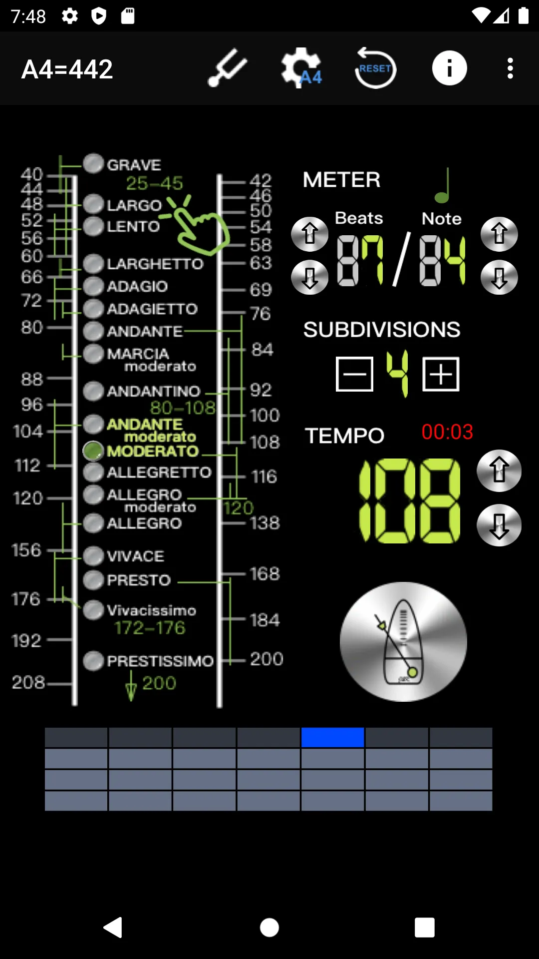 Balalaika Tuner & Metronome | Indus Appstore | Screenshot