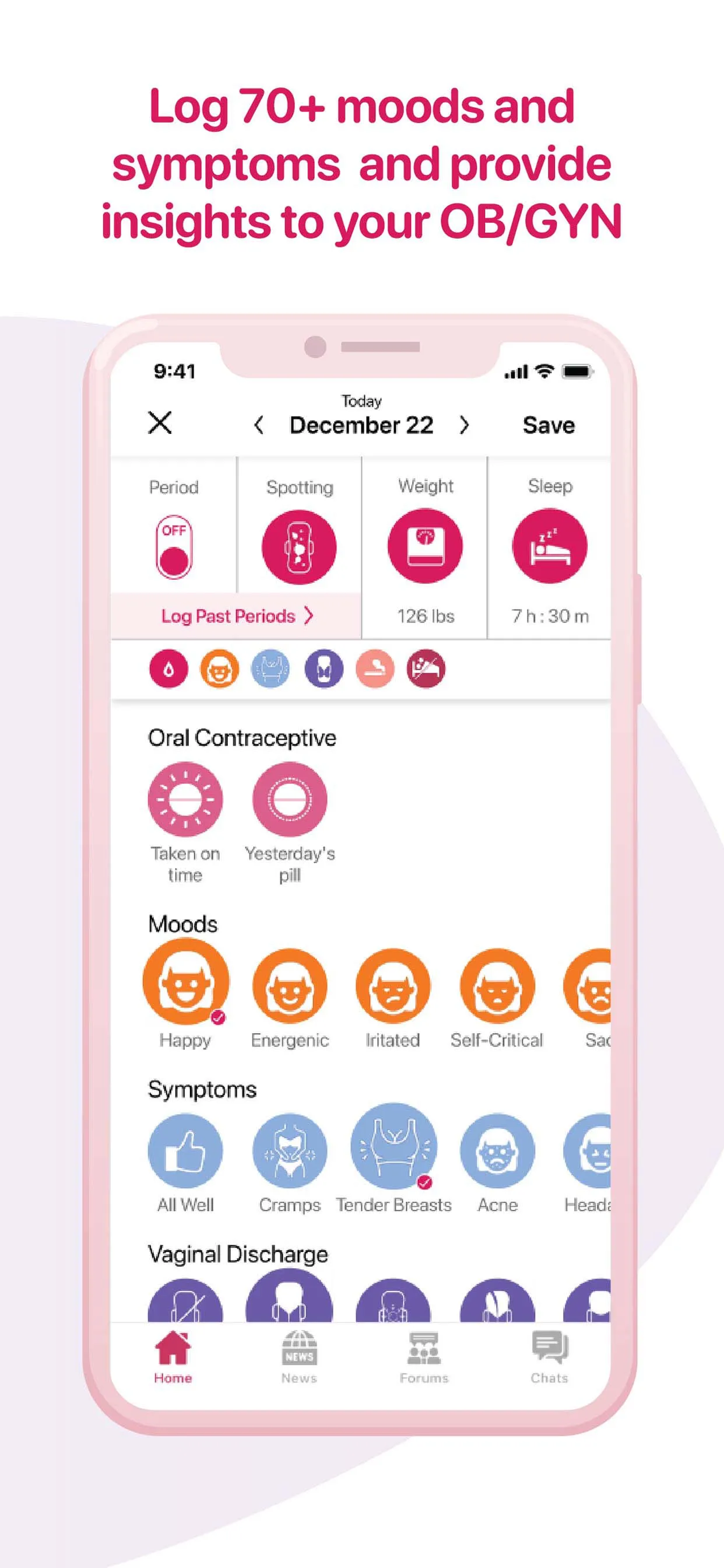 Oohvie - Period Tracker | Indus Appstore | Screenshot