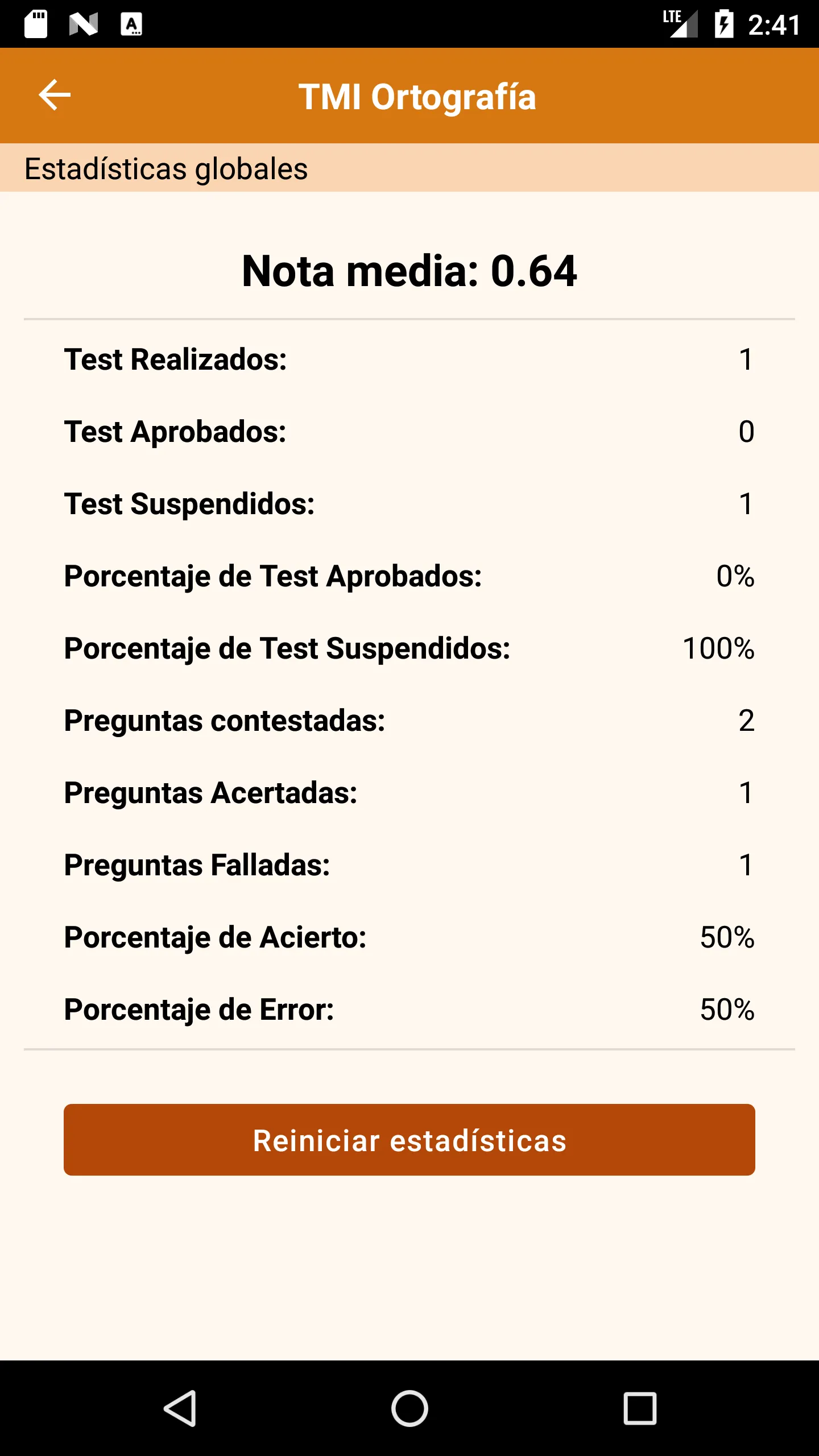 Ortografía Test Me In... | Indus Appstore | Screenshot