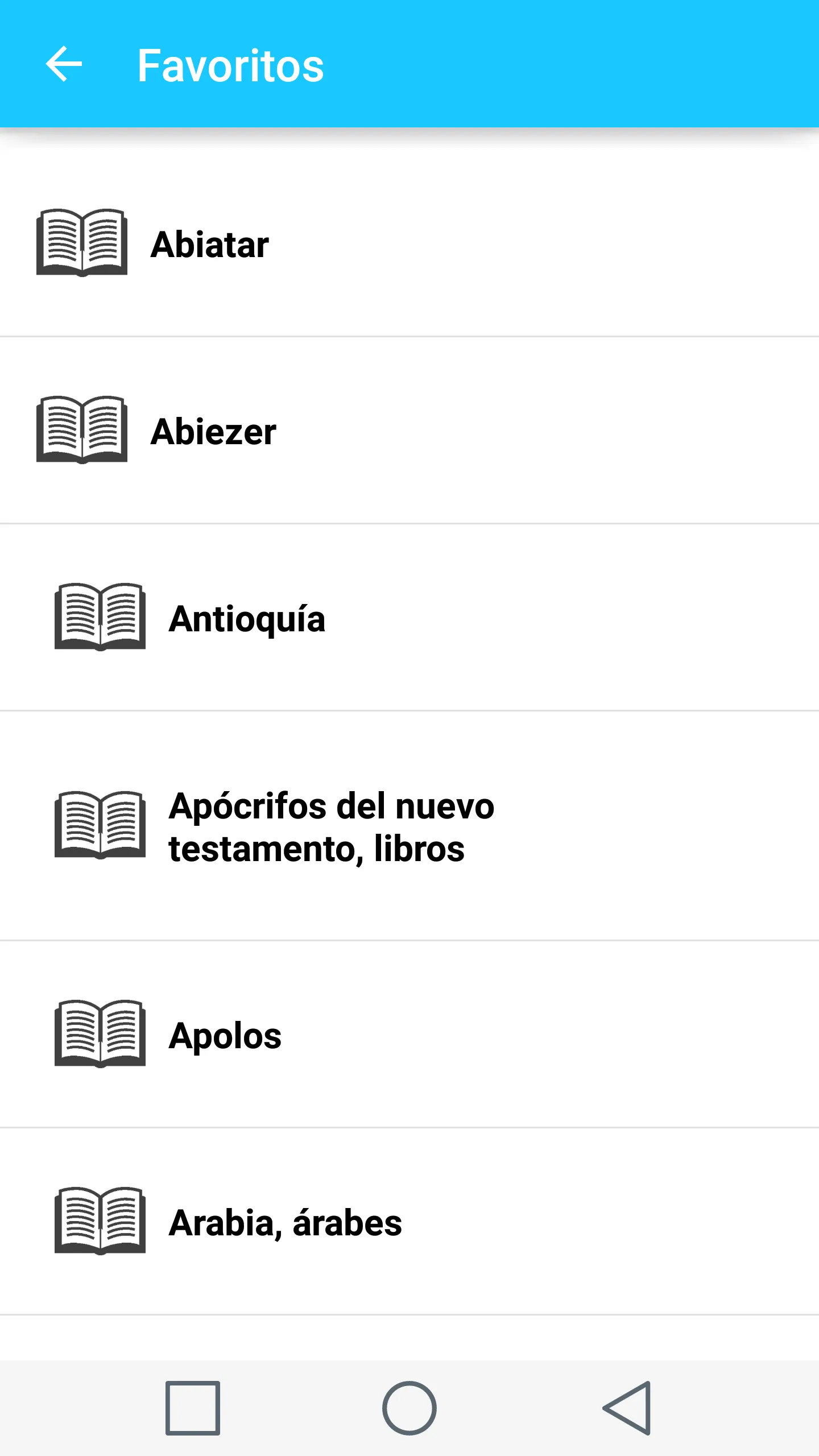 Spanish Bible Dictionary | Indus Appstore | Screenshot