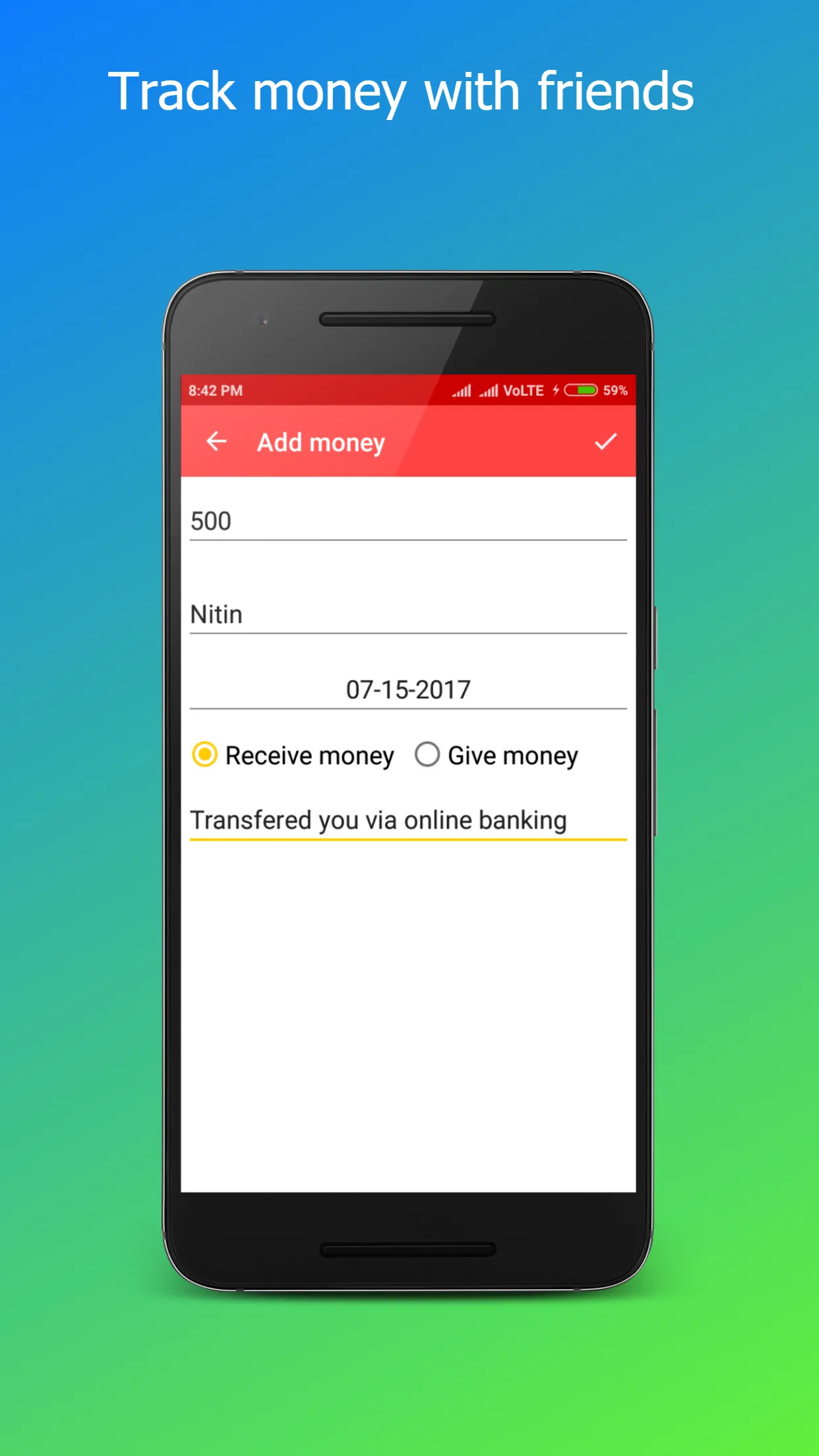 Budget Tracker with Notes | Indus Appstore | Screenshot