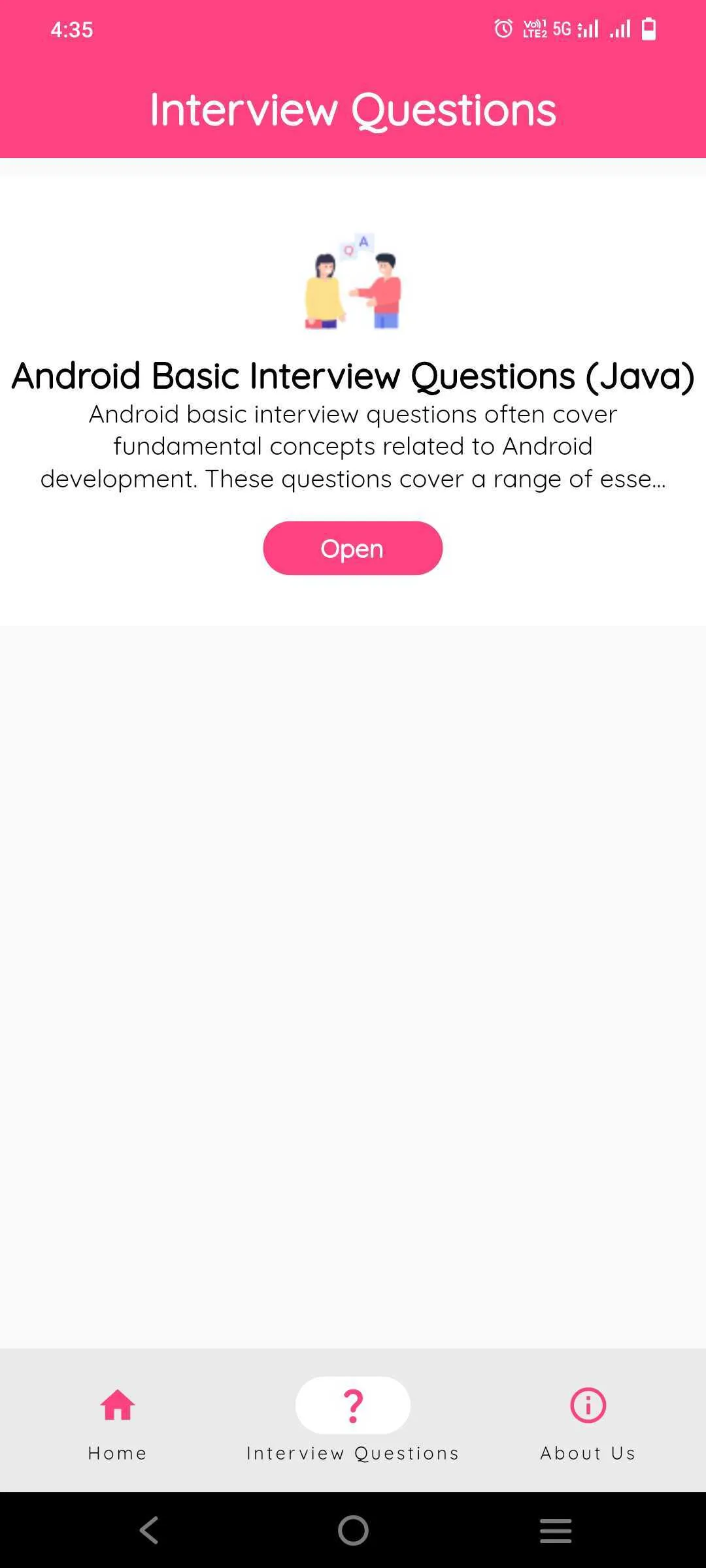 Android Quiz | Indus Appstore | Screenshot