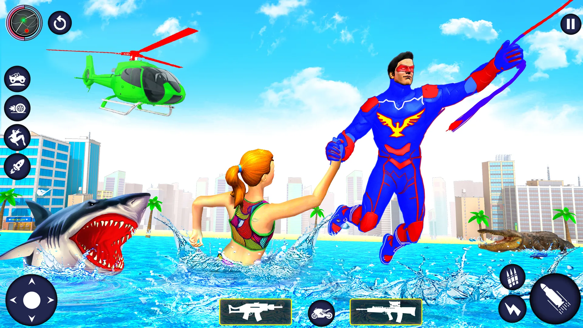 Flying Superhero Spider games | Indus Appstore | Screenshot