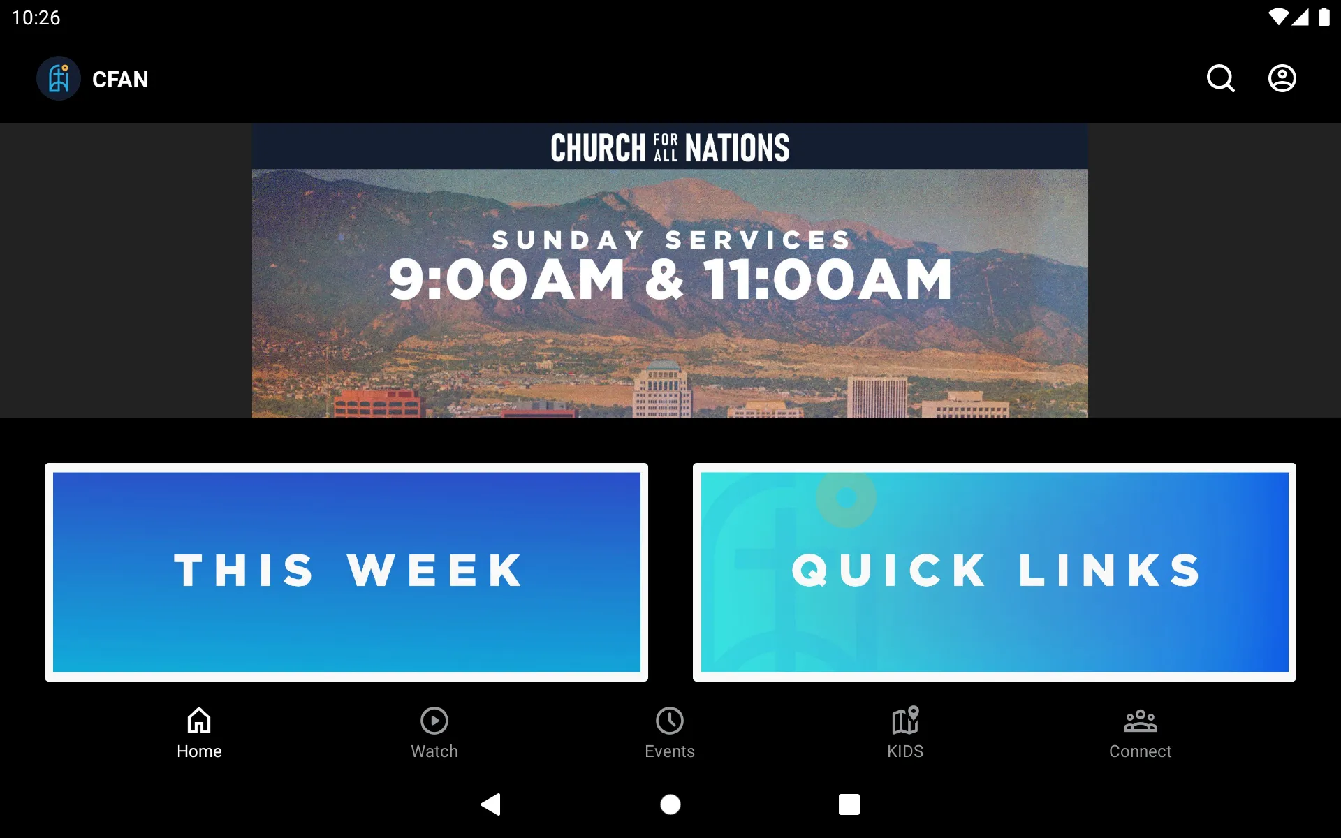Church For All Nations App | Indus Appstore | Screenshot