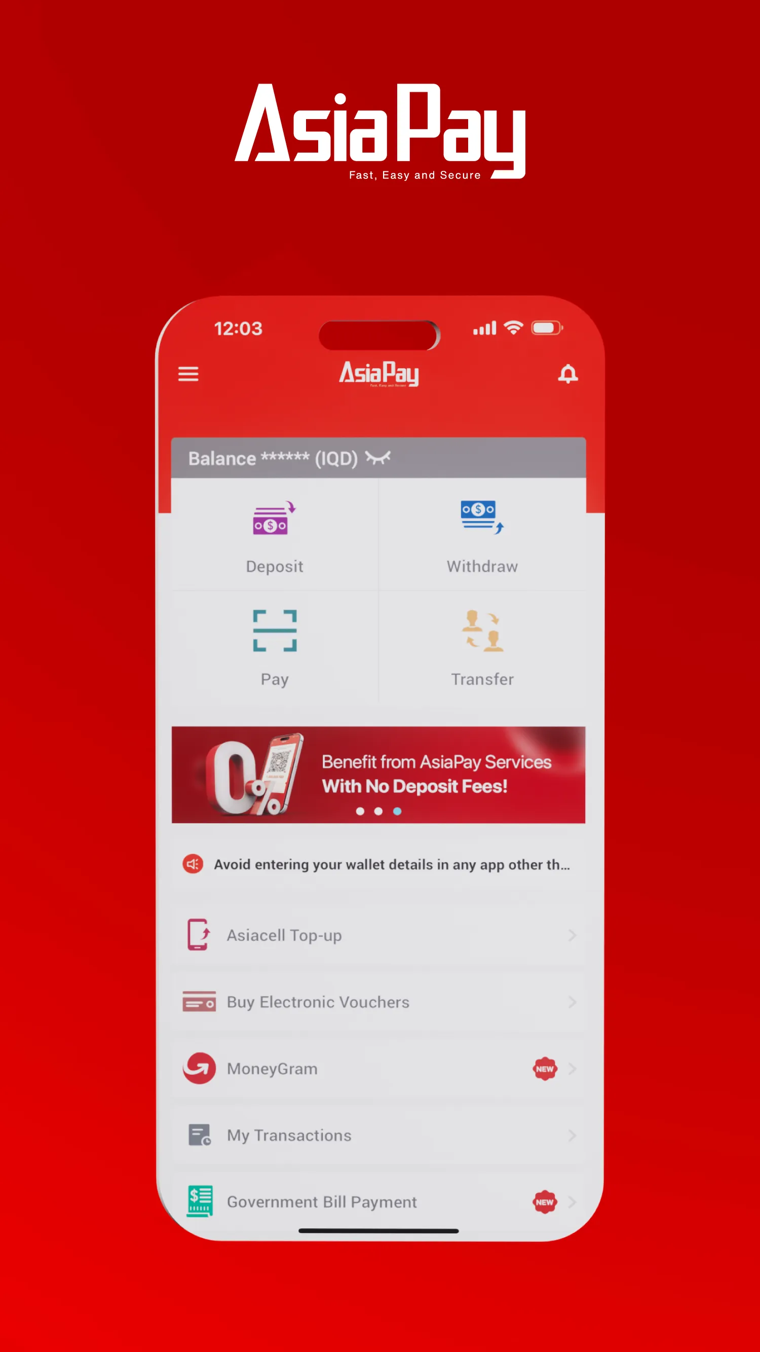 AsiaPay | Indus Appstore | Screenshot