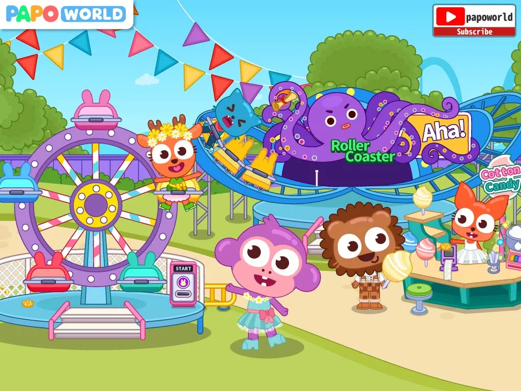 Papo Town: Amusement Park | Indus Appstore | Screenshot