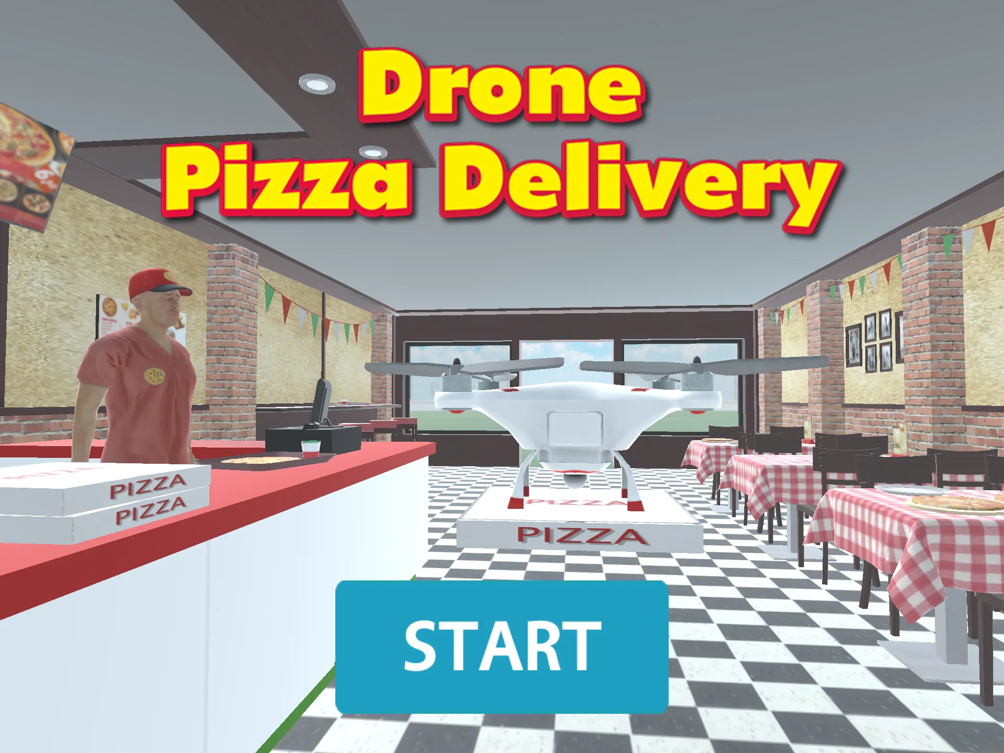 Drone Pizza Delivery 3D | Indus Appstore | Screenshot