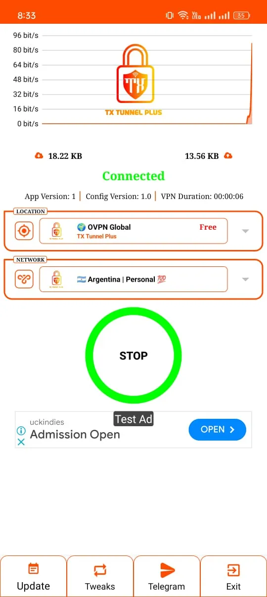 Tx Tunnel Plus Vpn | Indus Appstore | Screenshot