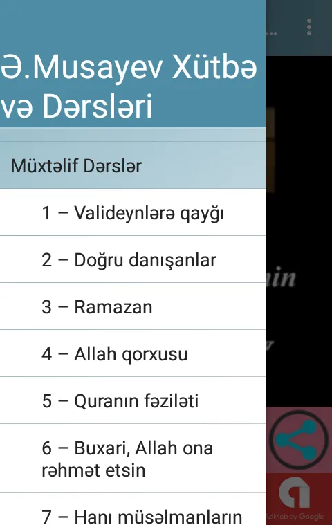 Alixan Musayev Xutbe, Dersleri | Indus Appstore | Screenshot