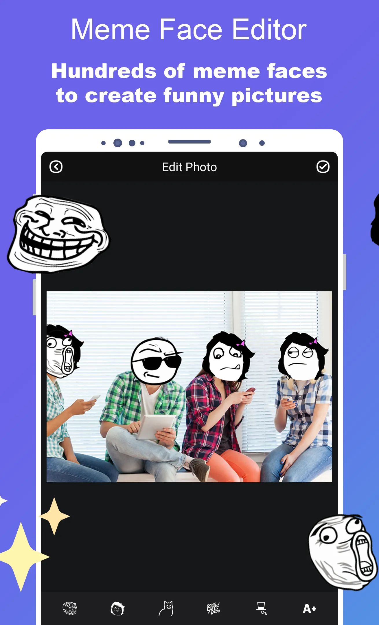 Comics Maker | Meme Face Maker | Indus Appstore | Screenshot