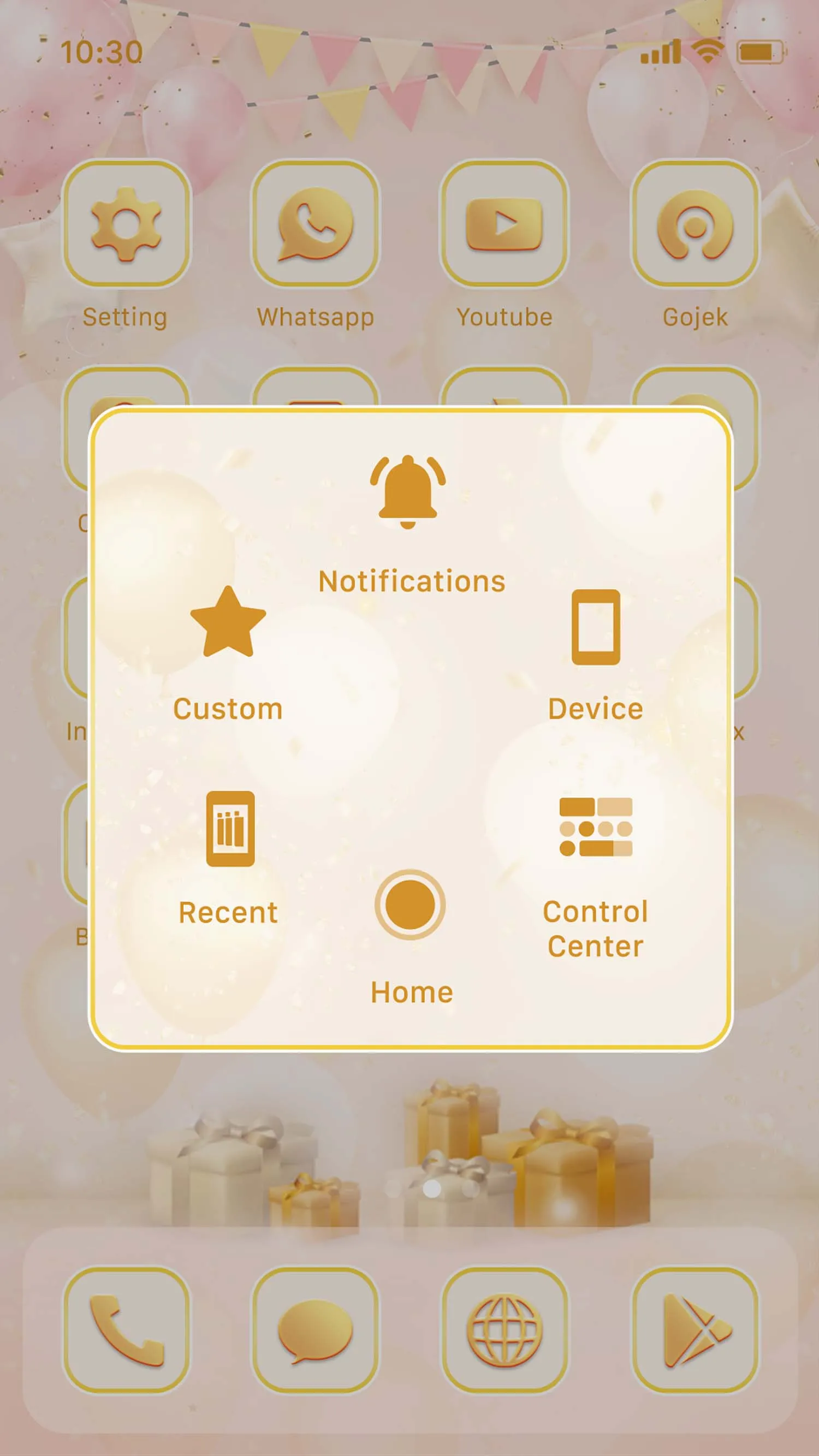 Wow Champagne Kisses Theme | Indus Appstore | Screenshot