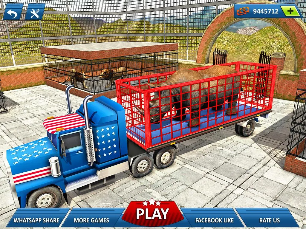 Offroad Wild Animal Truck Driv | Indus Appstore | Screenshot