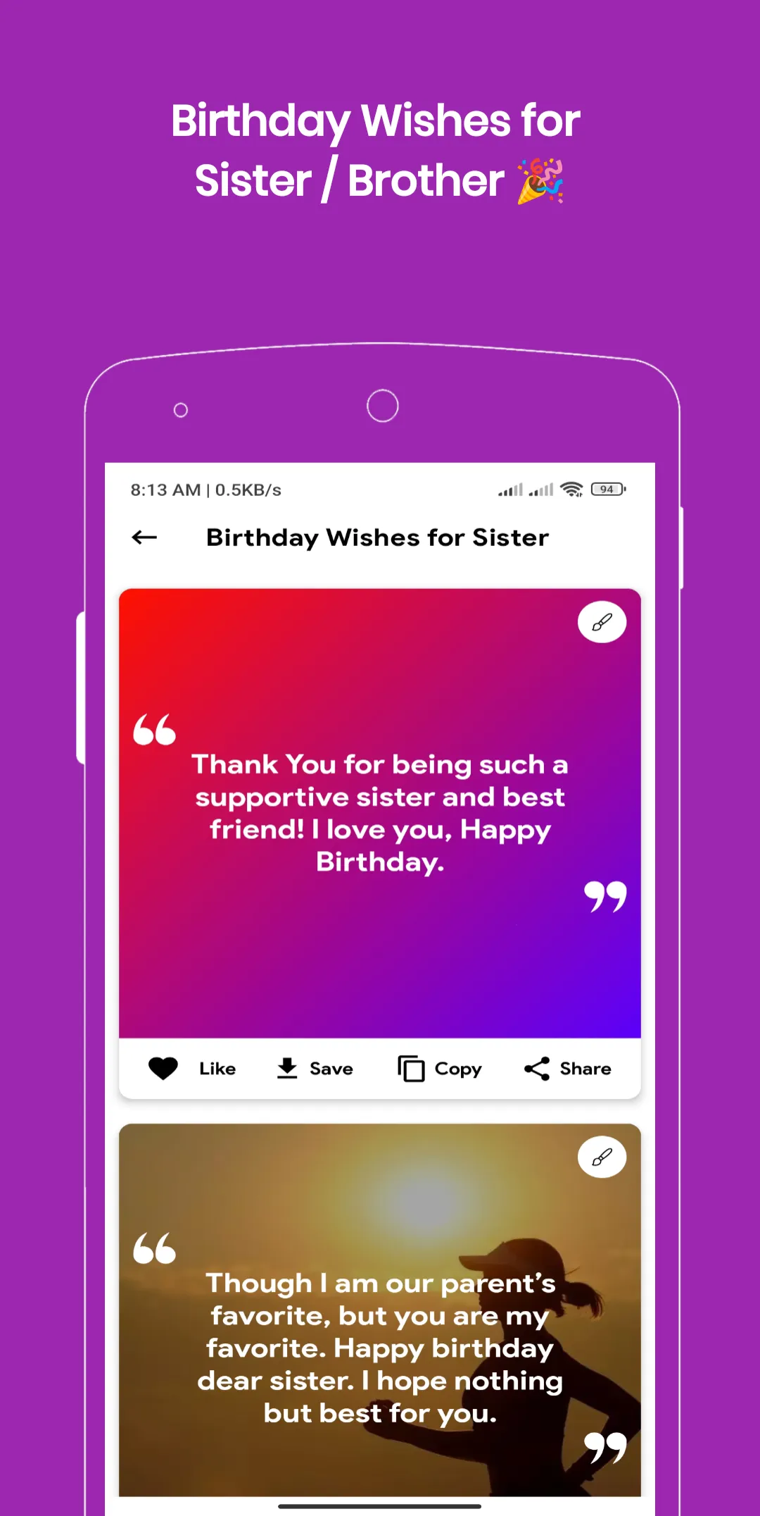 Birthday Wishes Messages | Indus Appstore | Screenshot