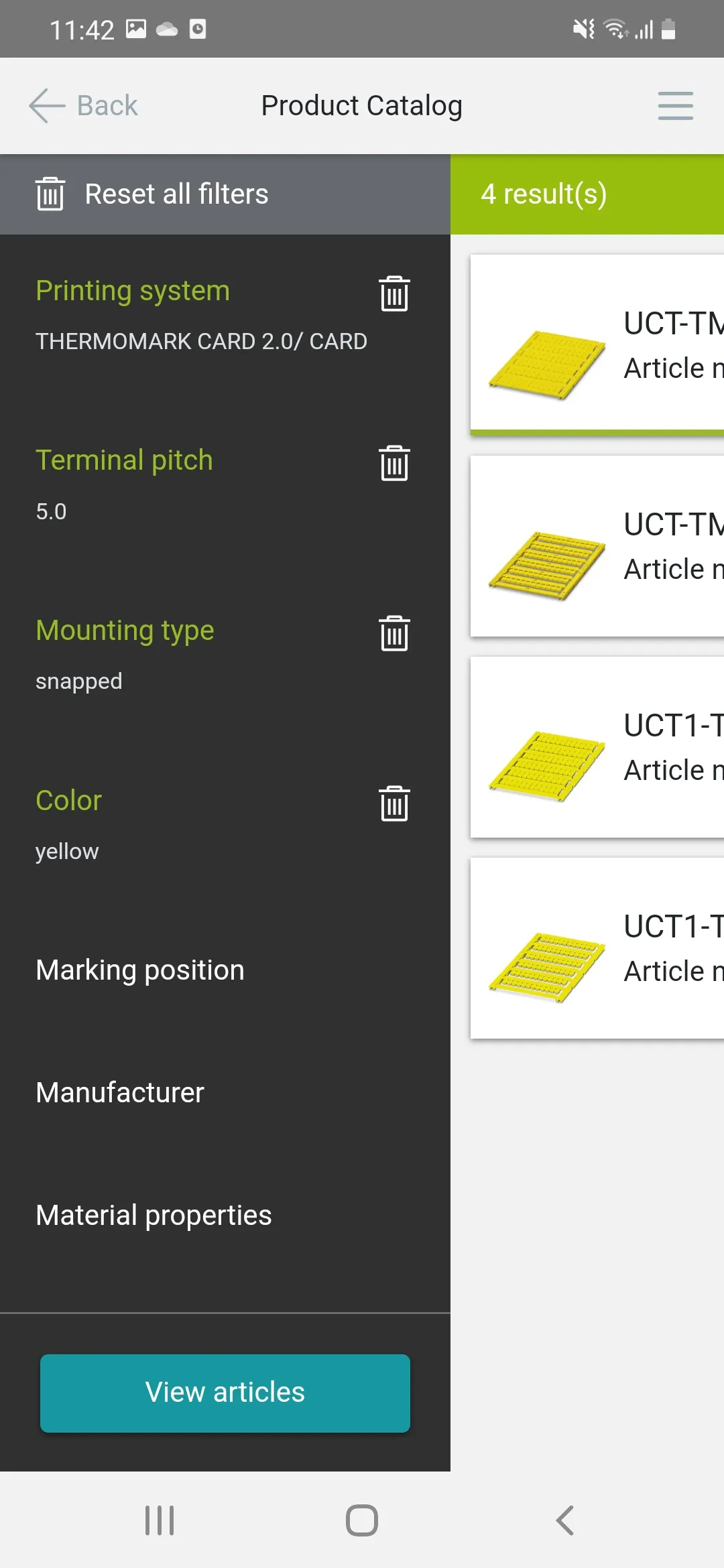 PHOENIX CONTACT MARKING system | Indus Appstore | Screenshot