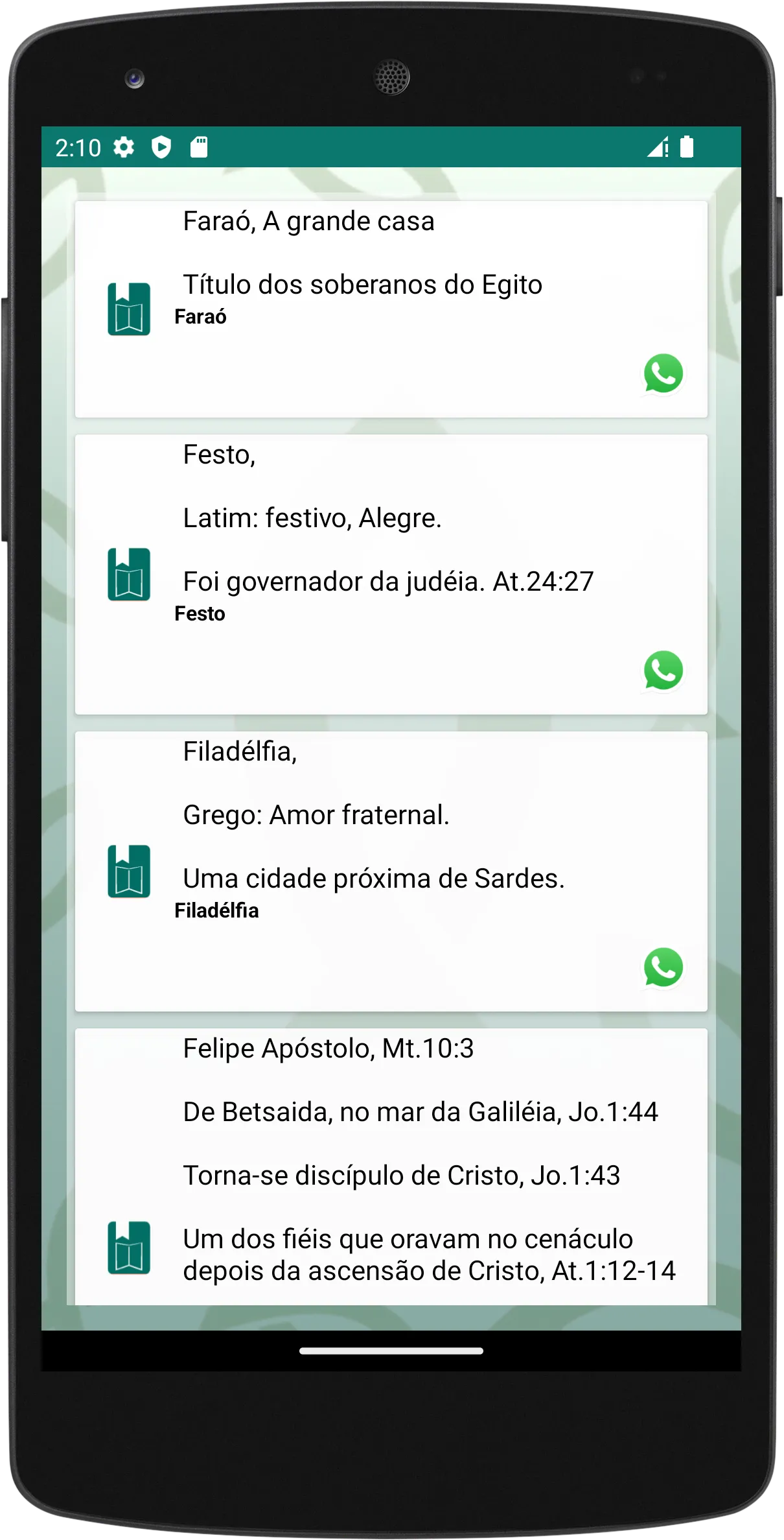 Dicionário Biblico | Indus Appstore | Screenshot