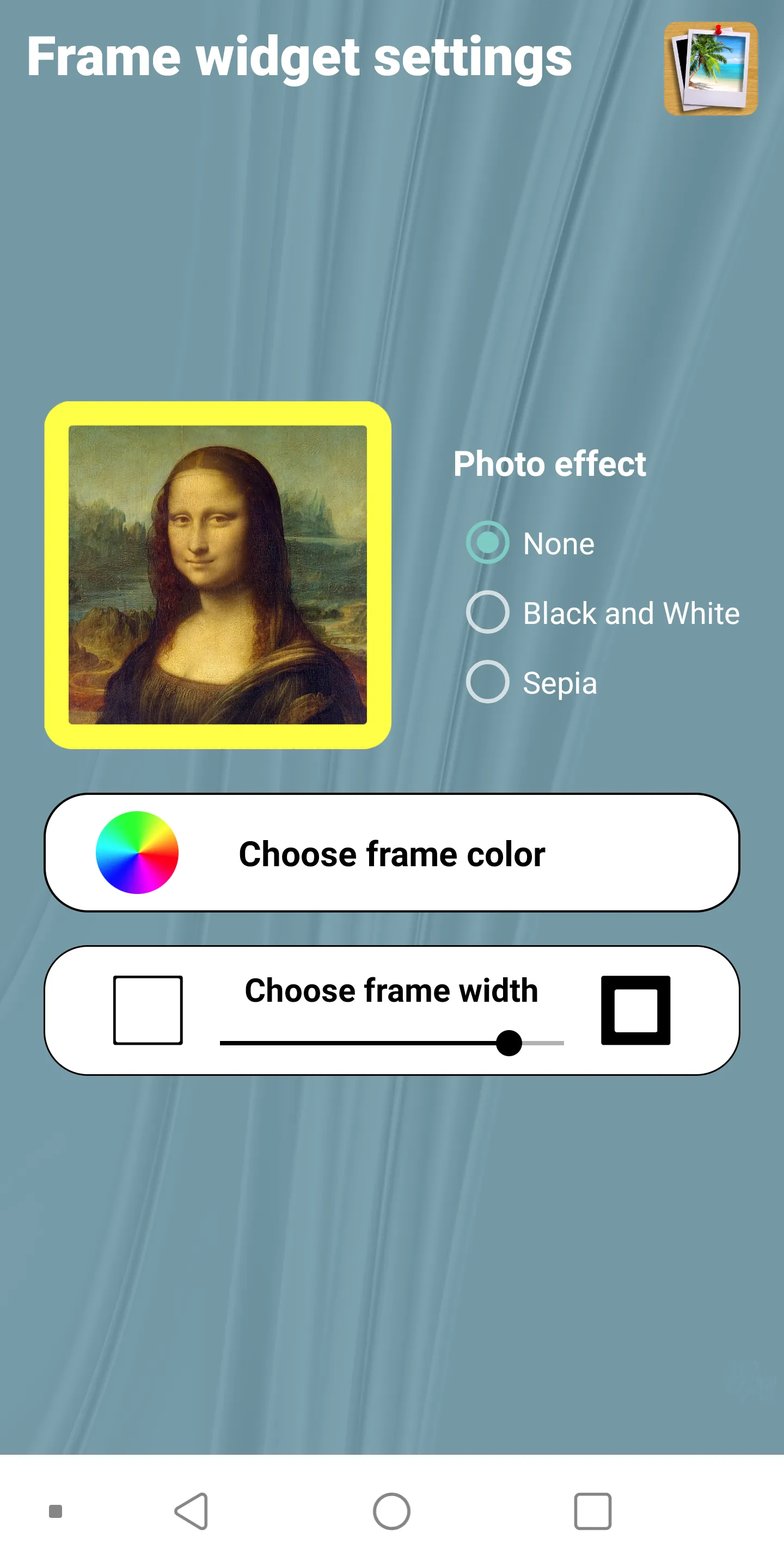 Light Photo Frame Widget | Indus Appstore | Screenshot