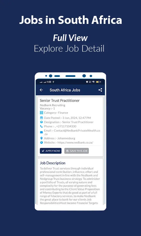 Jobs in South Africa | Indus Appstore | Screenshot