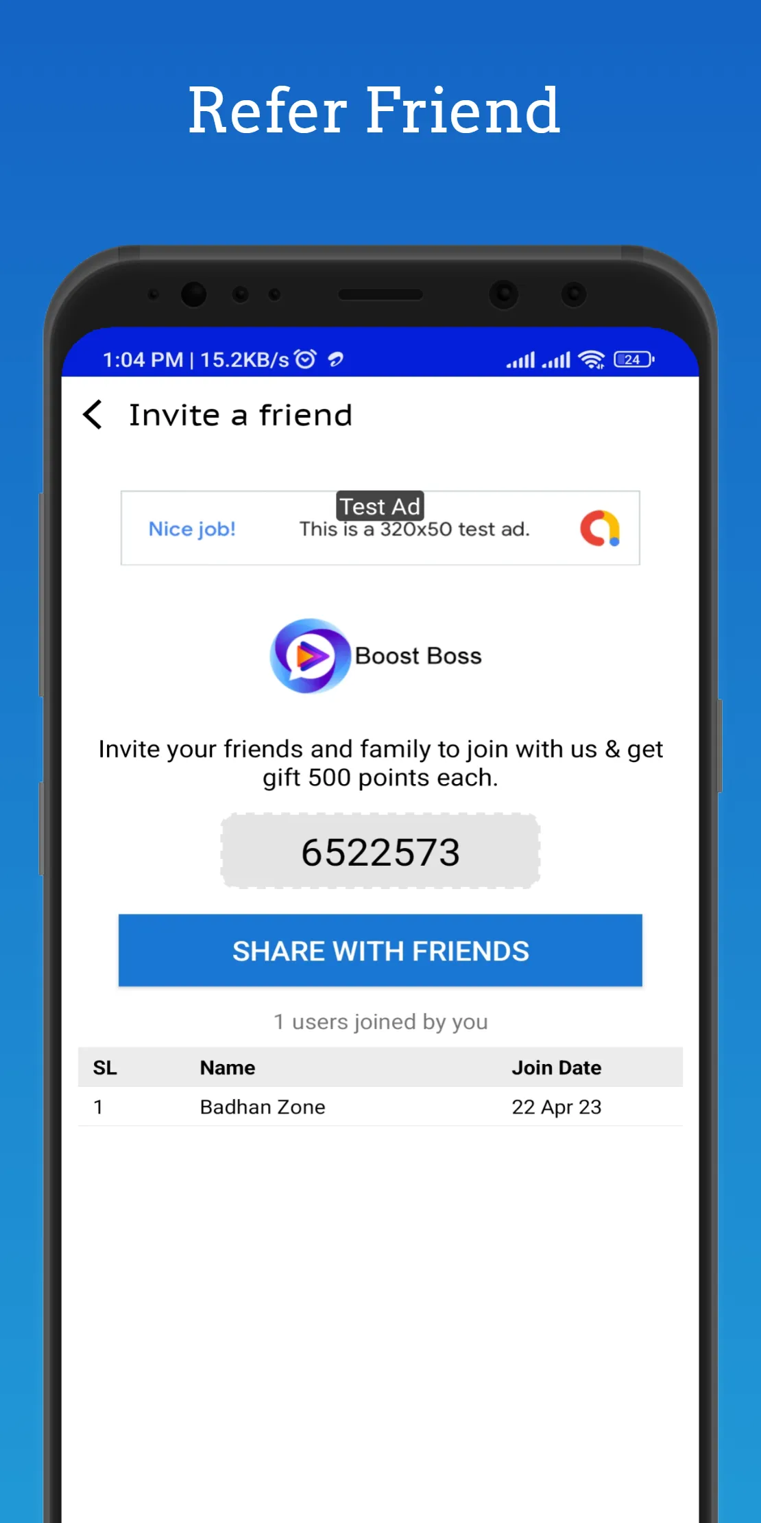 BoostBoss - The BoostPartner | Indus Appstore | Screenshot