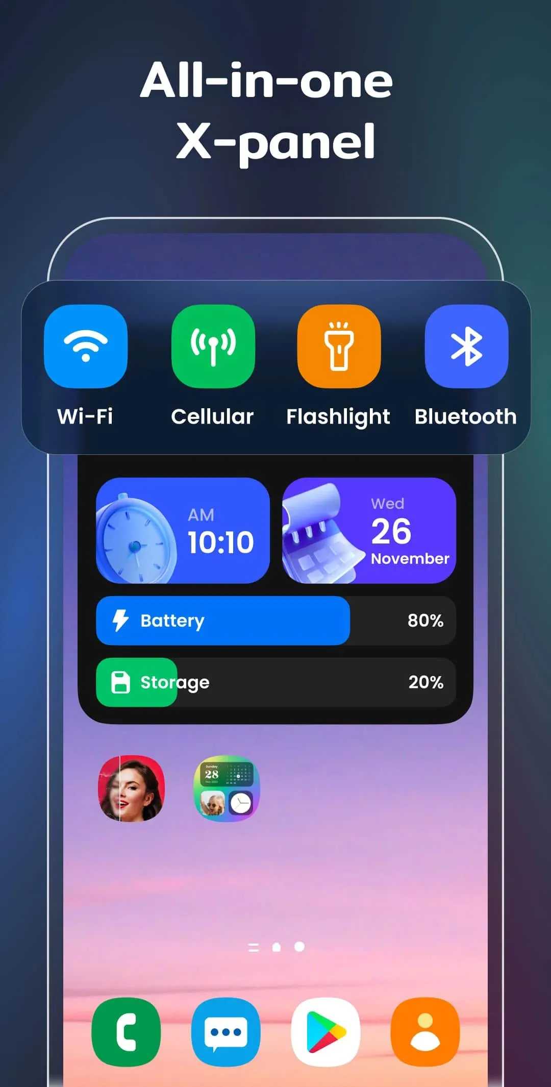 Color Widgets, Theme: iWidgets | Indus Appstore | Screenshot