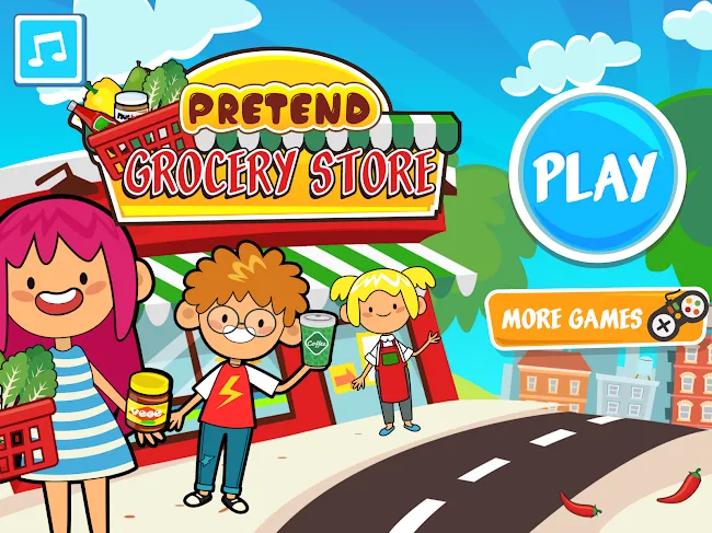 My Pretend Grocery Store Games | Indus Appstore | Screenshot