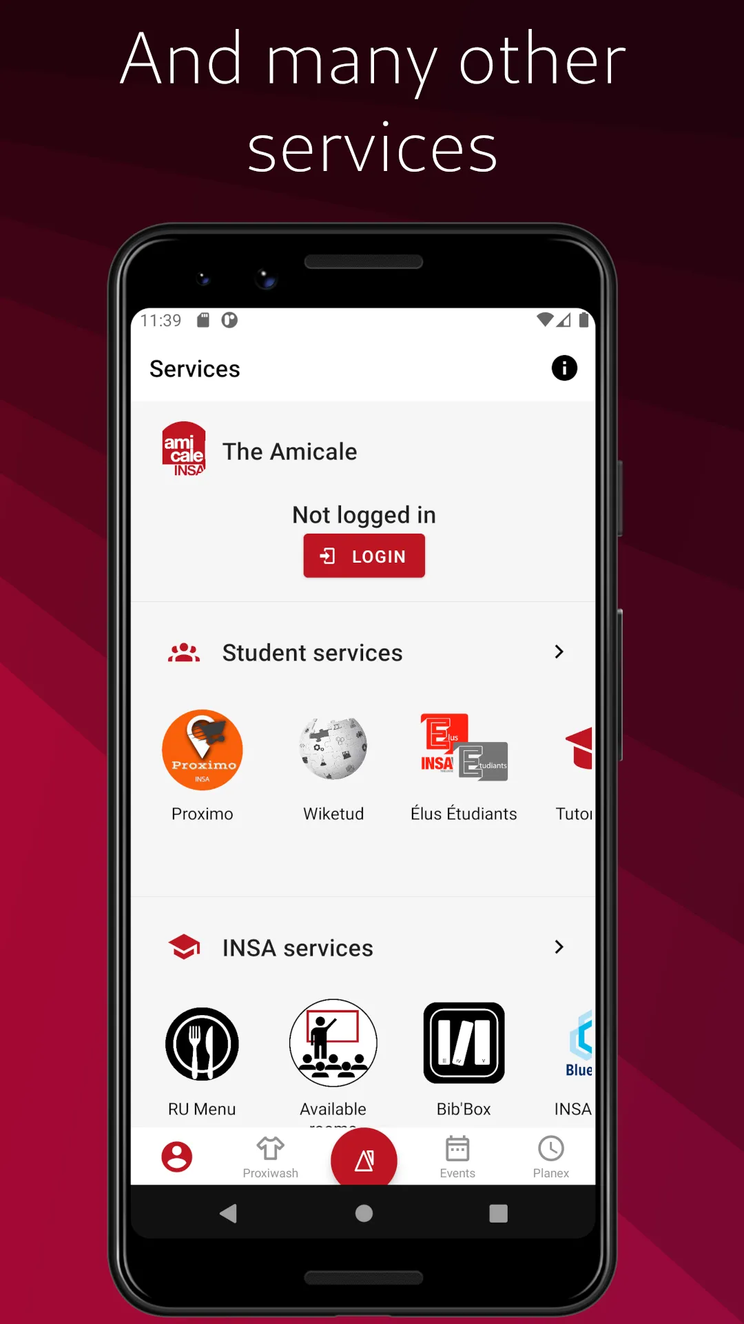 CAMPUS - Amicale INSA Toulouse | Indus Appstore | Screenshot