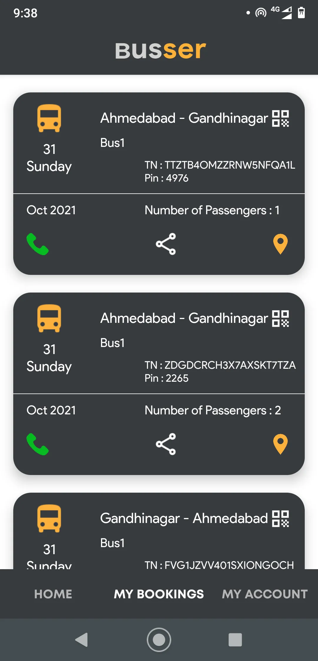 Busser | Indus Appstore | Screenshot