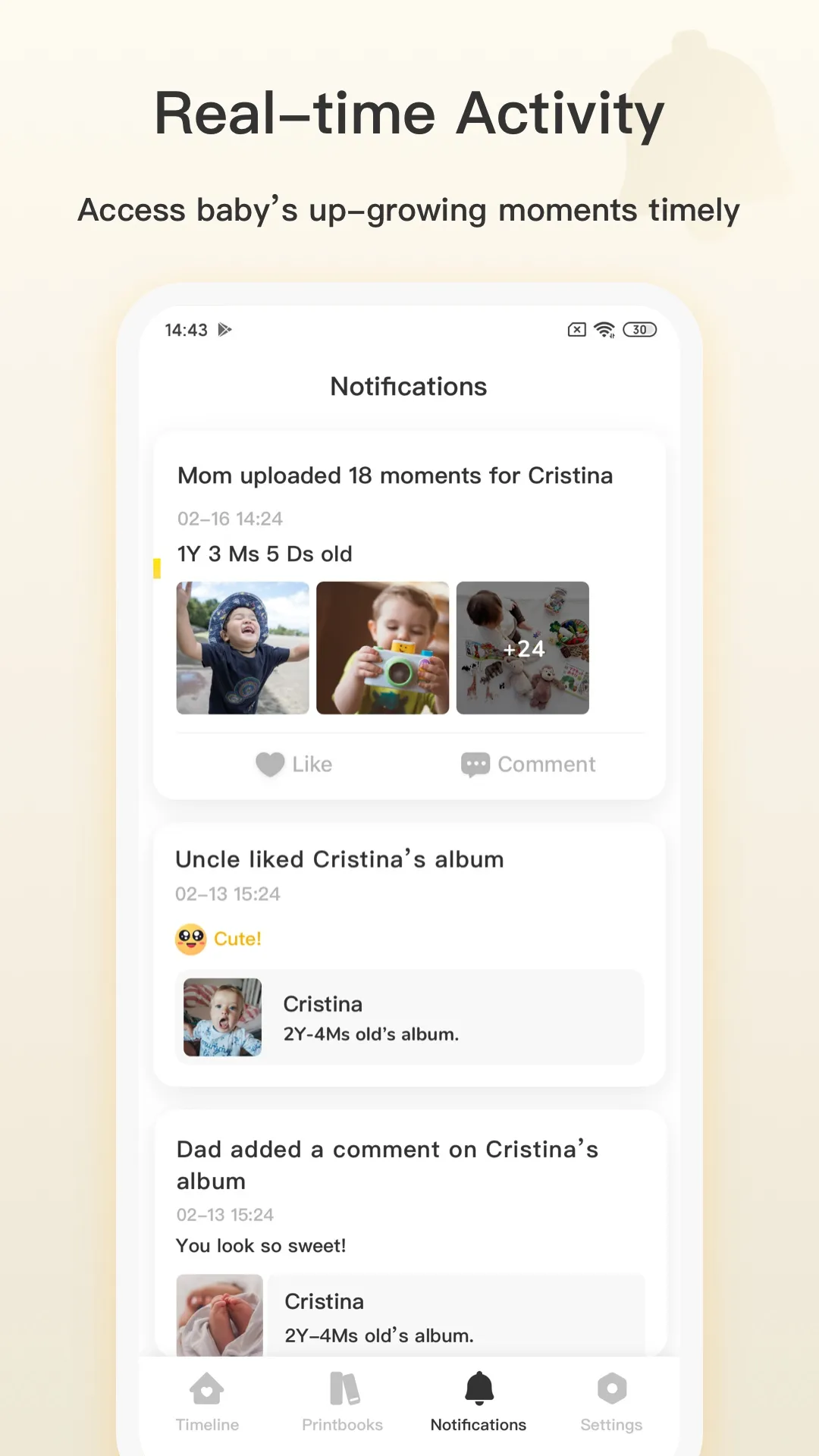Bebememo - Smart Baby Journal | Indus Appstore | Screenshot