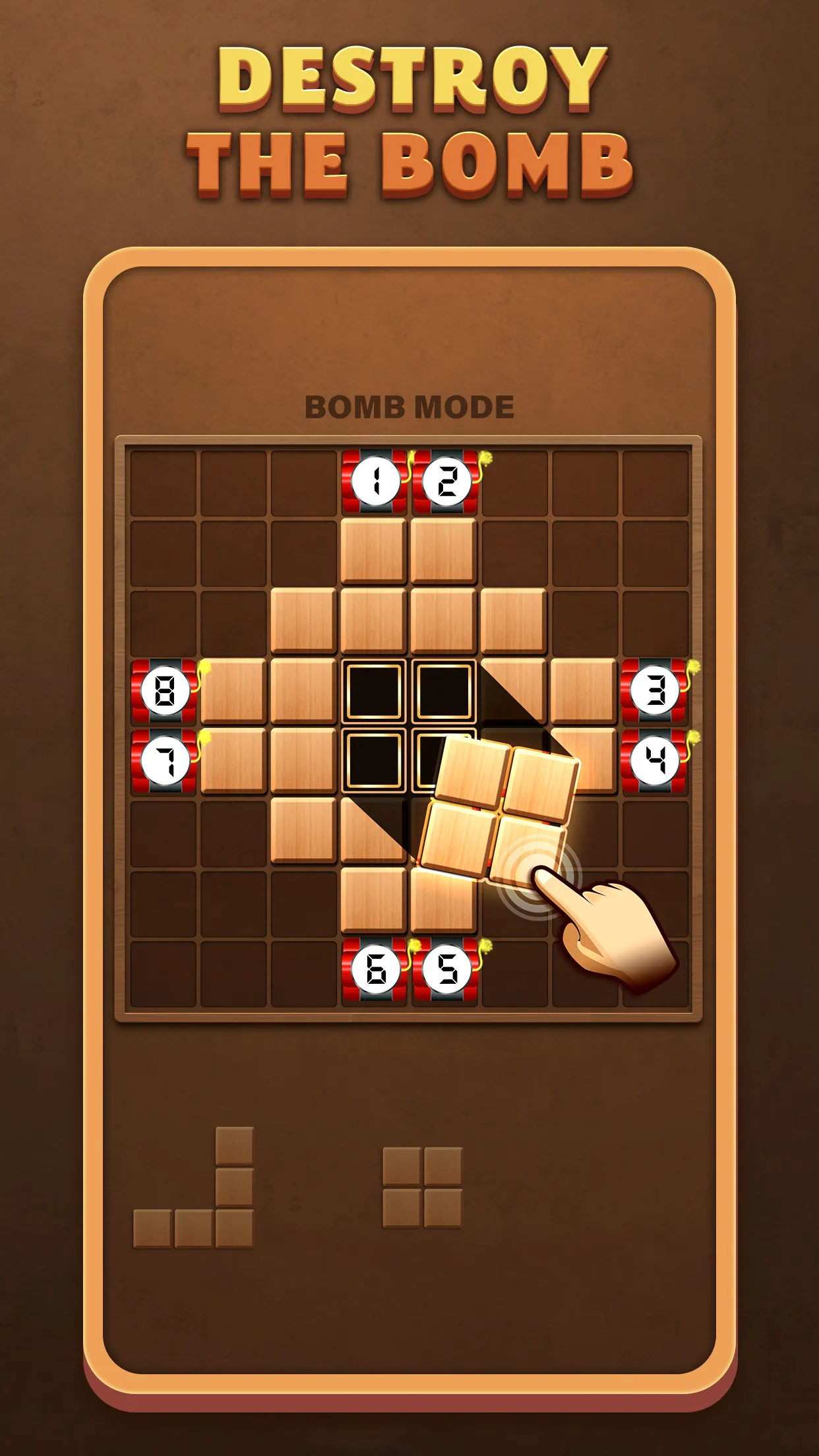 Fill Wooden Block 8x8 | Indus Appstore | Screenshot