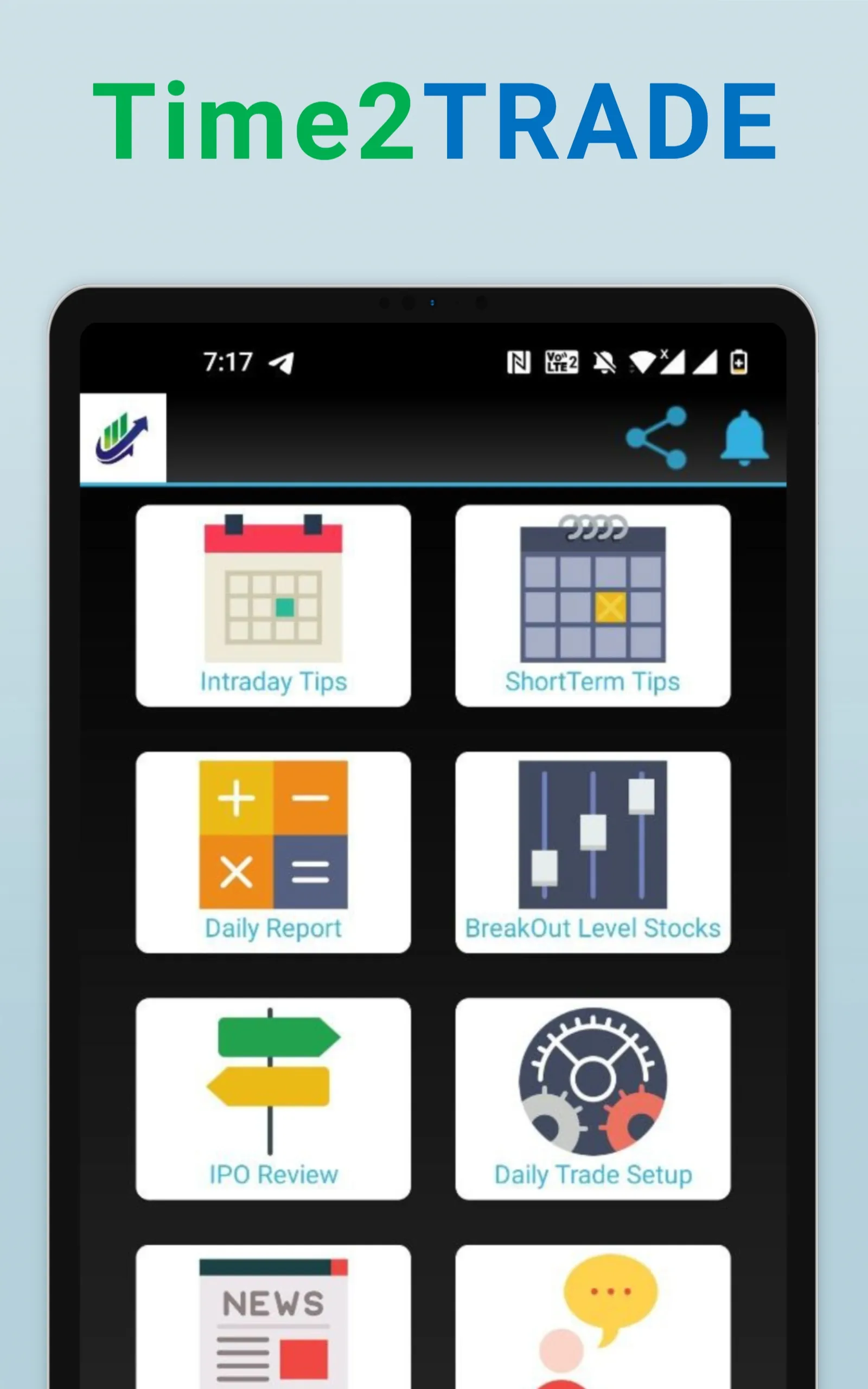 Daily Intraday Tips Time2Trade | Indus Appstore | Screenshot