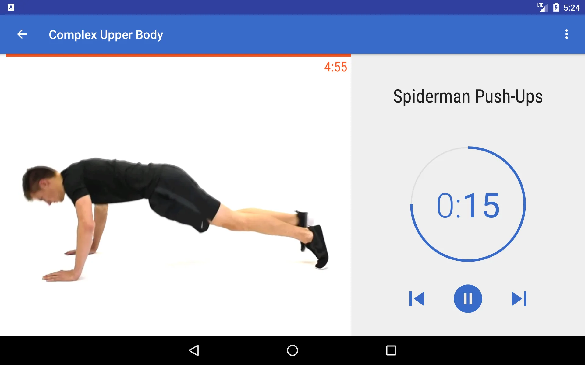 Upper Body Training at Home | Indus Appstore | Screenshot