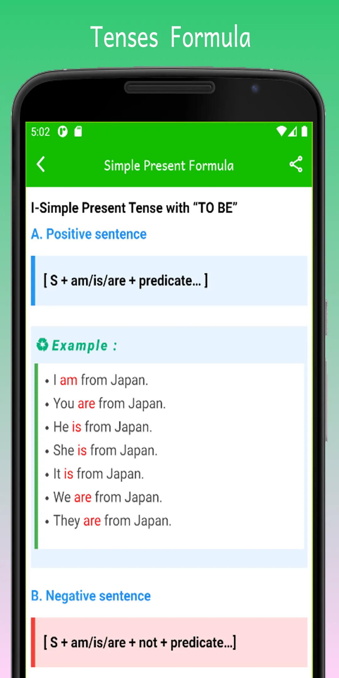 All English Tenses | Indus Appstore | Screenshot