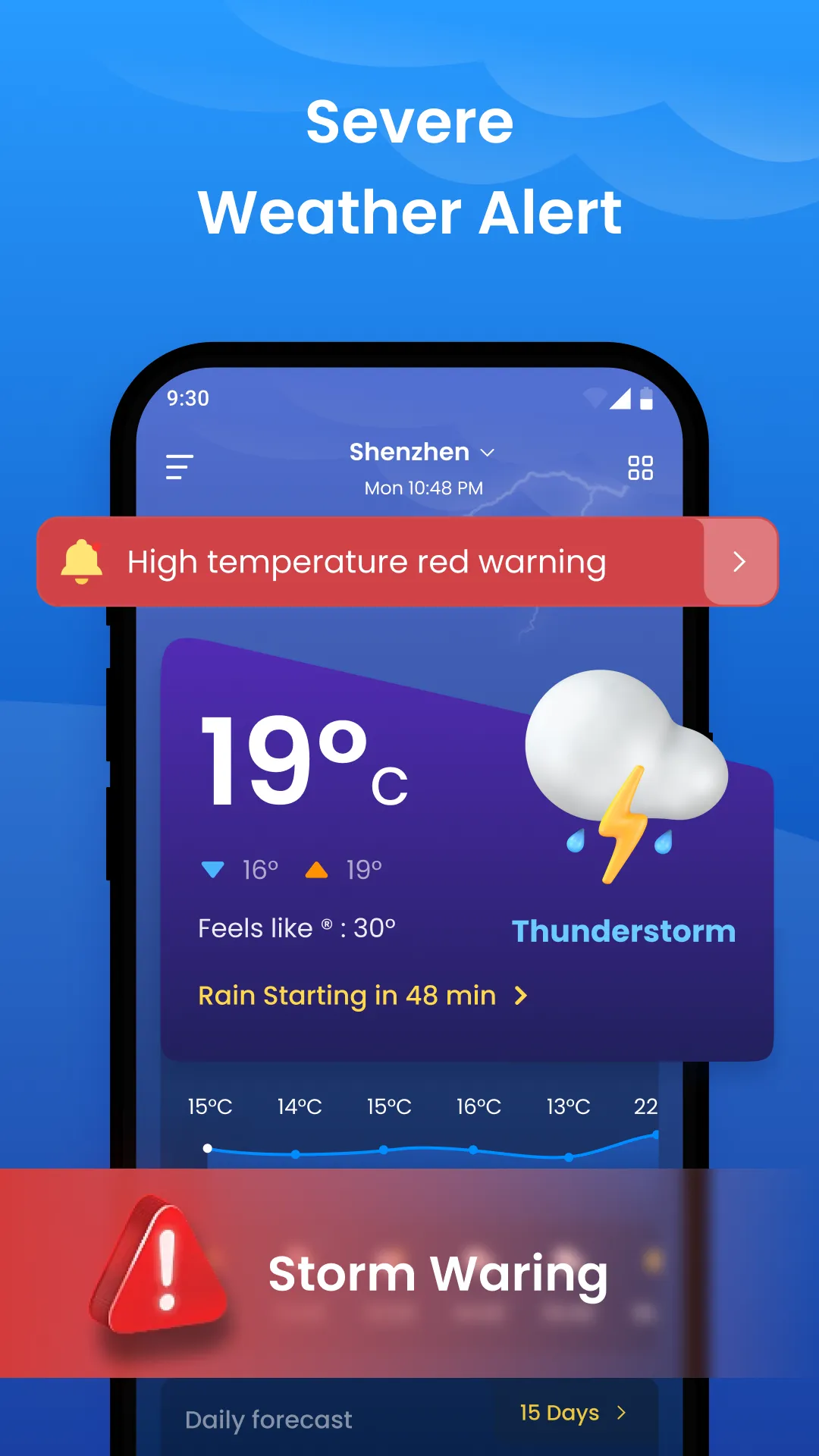 Weather - Live Radar Tracker | Indus Appstore | Screenshot