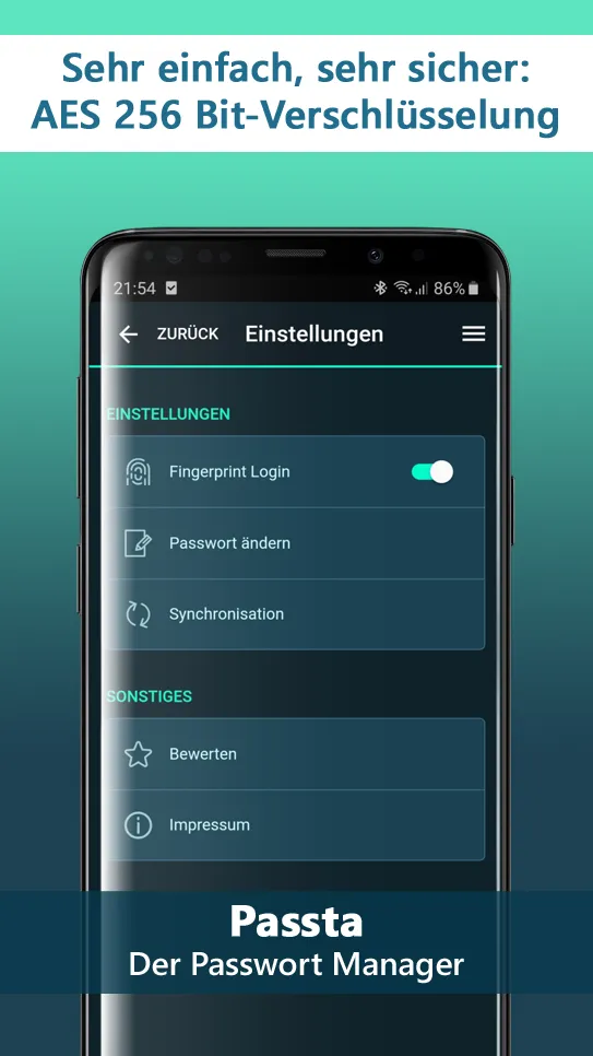 Passta - der Passwort Manager | Indus Appstore | Screenshot