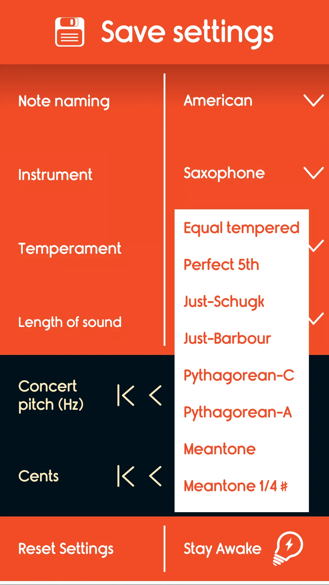 Master Saxophone Tuner | Indus Appstore | Screenshot