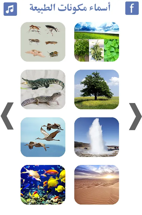 صور طبيعة | تعليم أسماء مكونات | Indus Appstore | Screenshot