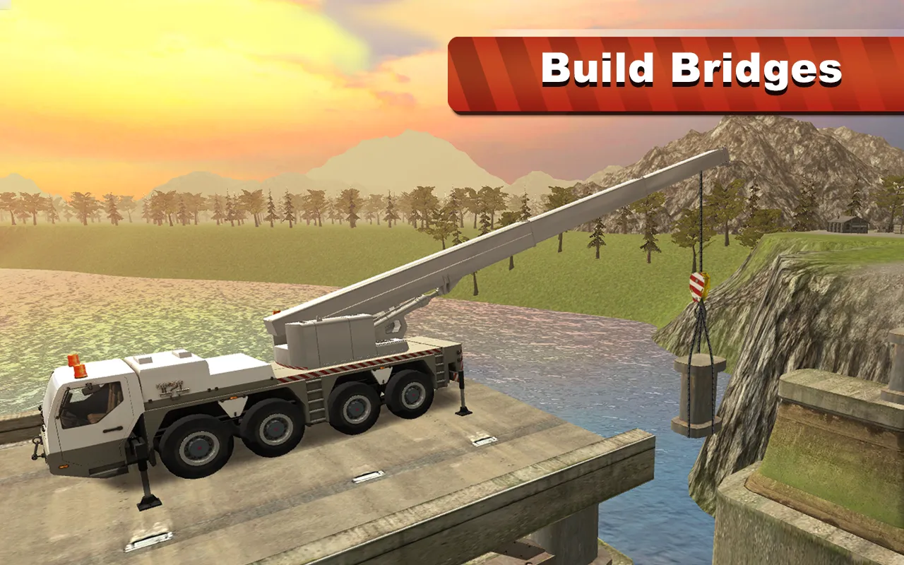 Bridge Construction Crane Sim | Indus Appstore | Screenshot