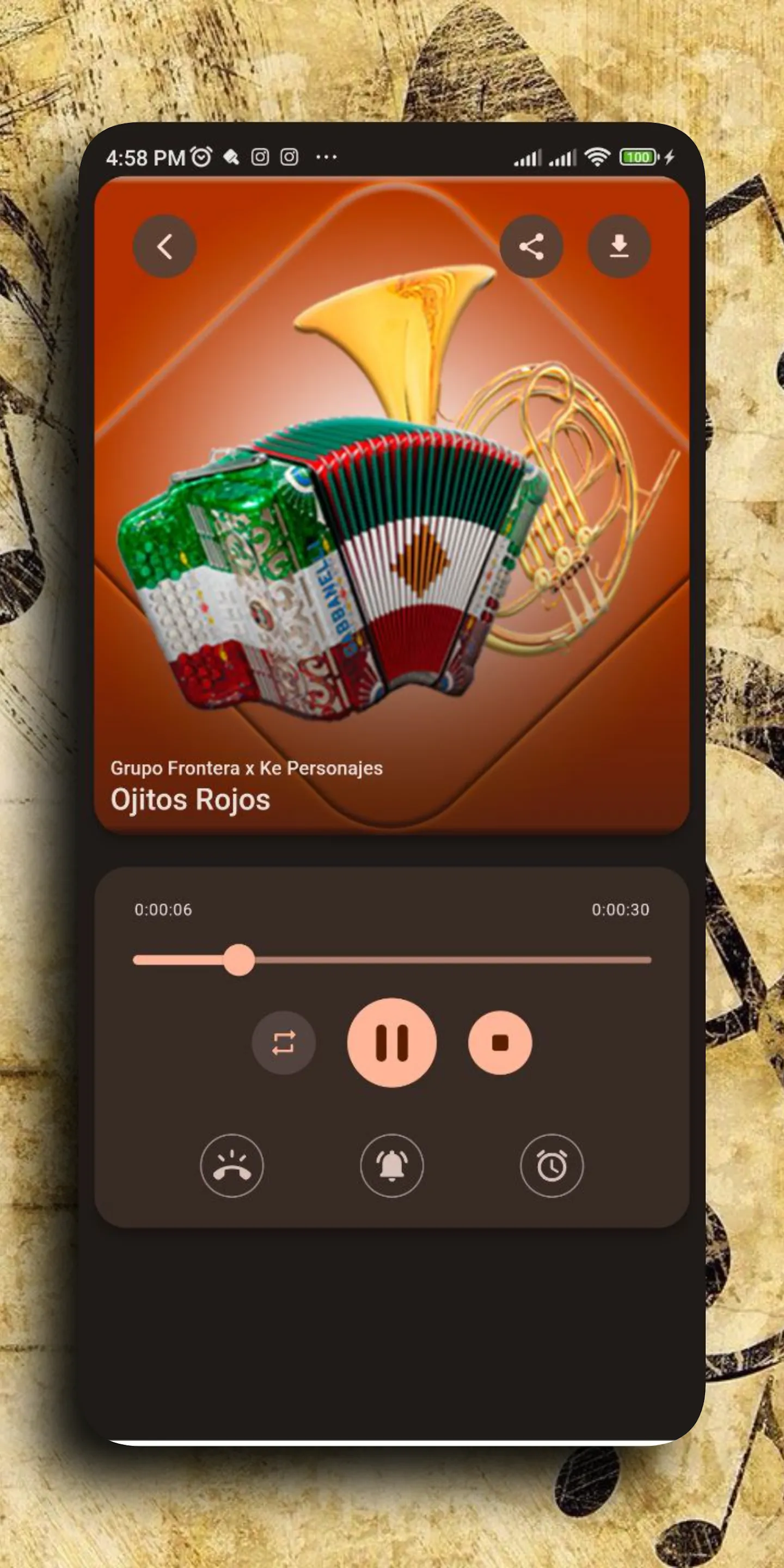 Mexican Ringtones Corrido | Indus Appstore | Screenshot