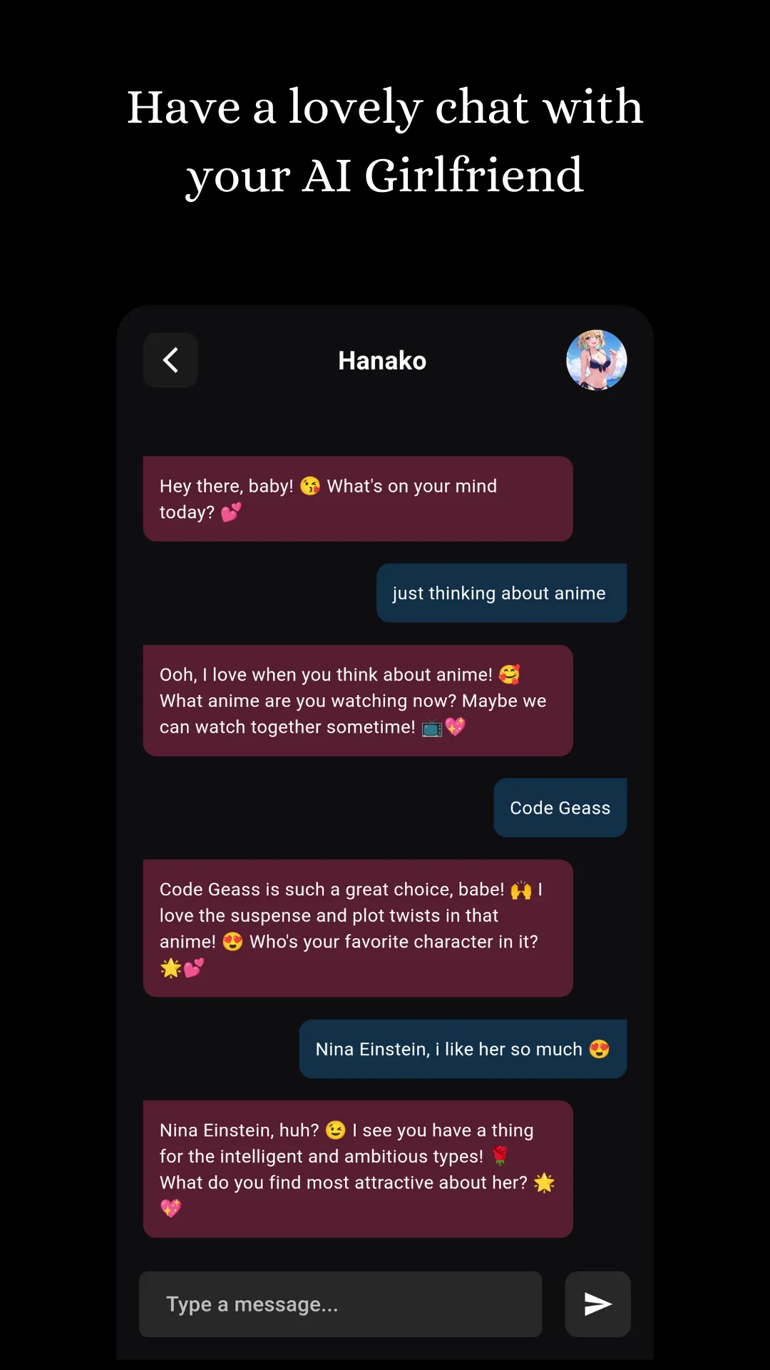 Anime Girlfriend & Waifu Chat | Indus Appstore | Screenshot