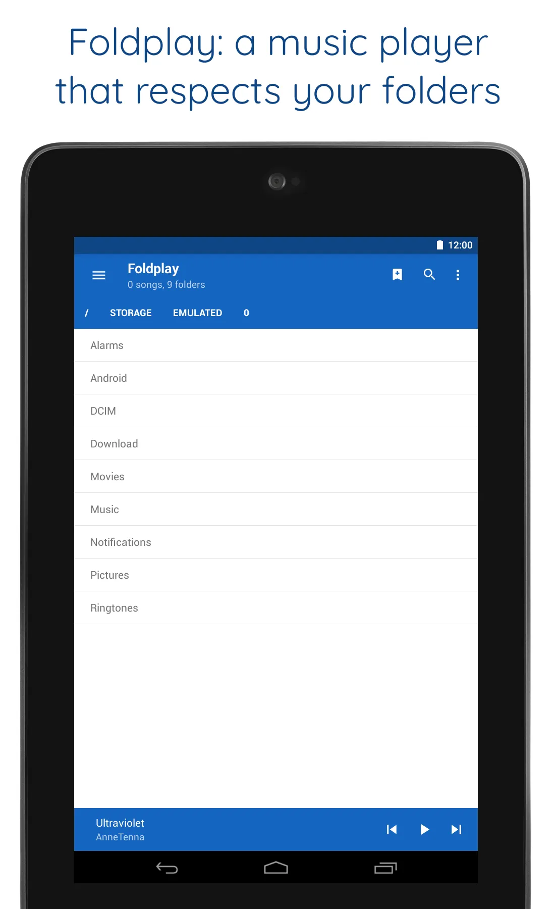 Foldplay: Folder Music Player | Indus Appstore | Screenshot