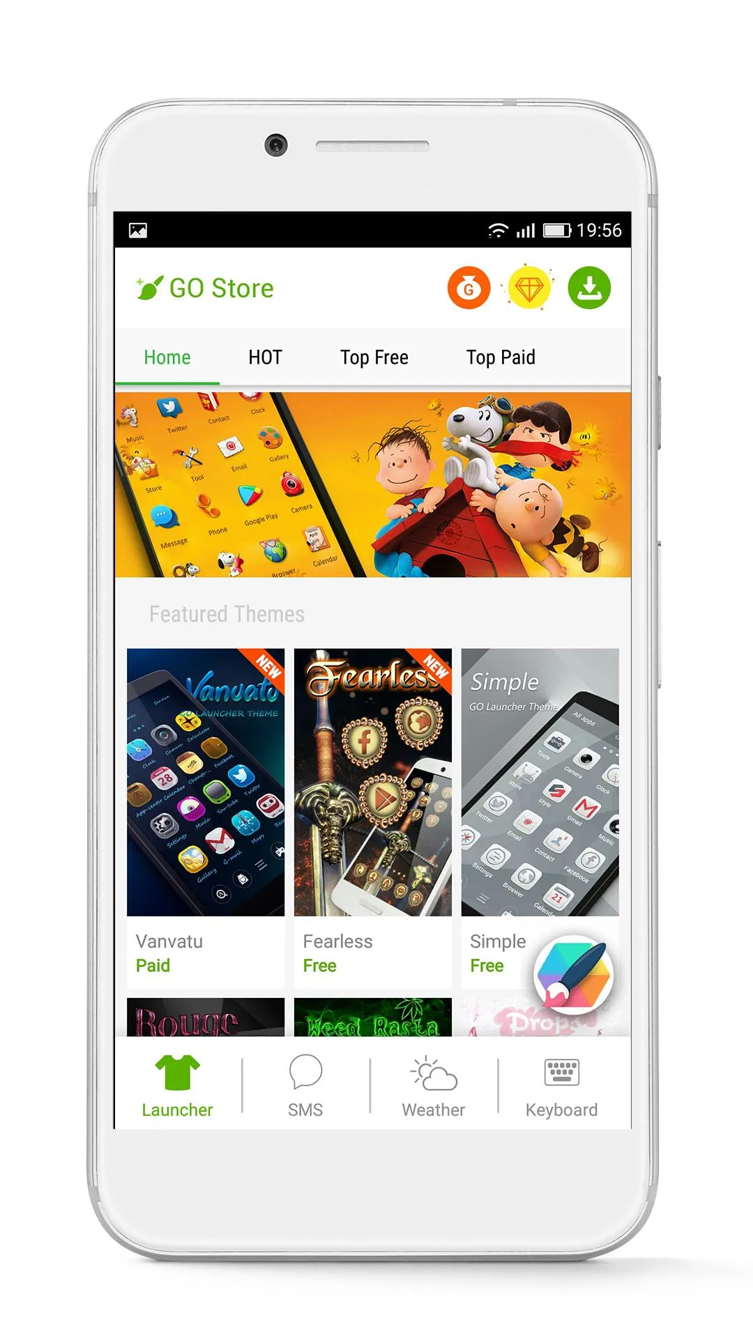 GO Launcher -Themes&Wallpapers | Indus Appstore | Screenshot